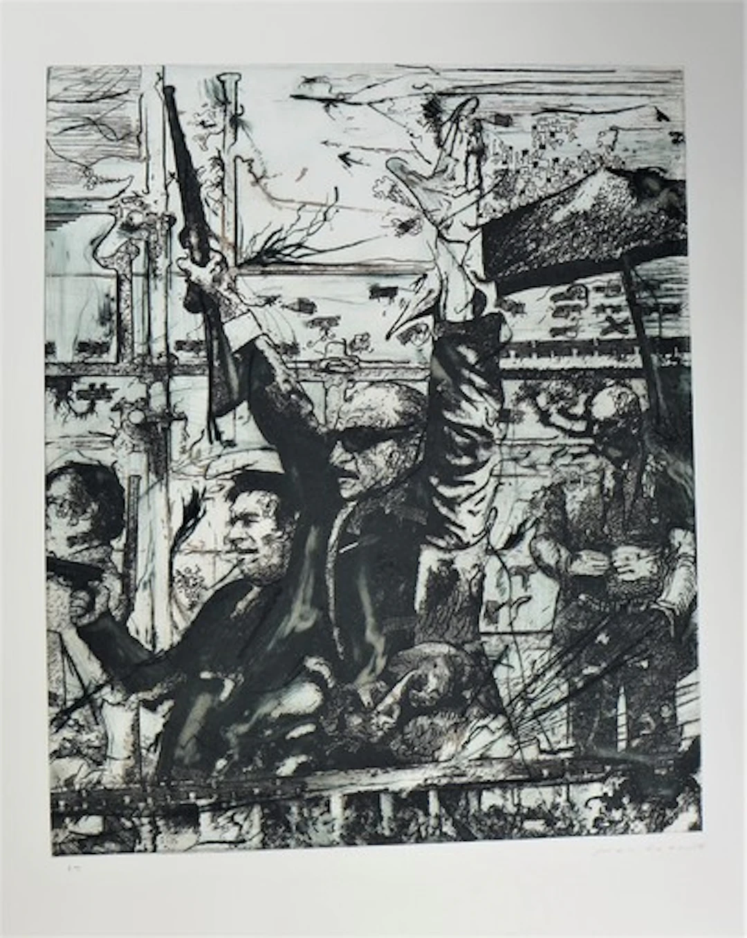 Fabian MARCACCIO - Sans Titre 2, 2007 - Eau-forte signée au crayon
