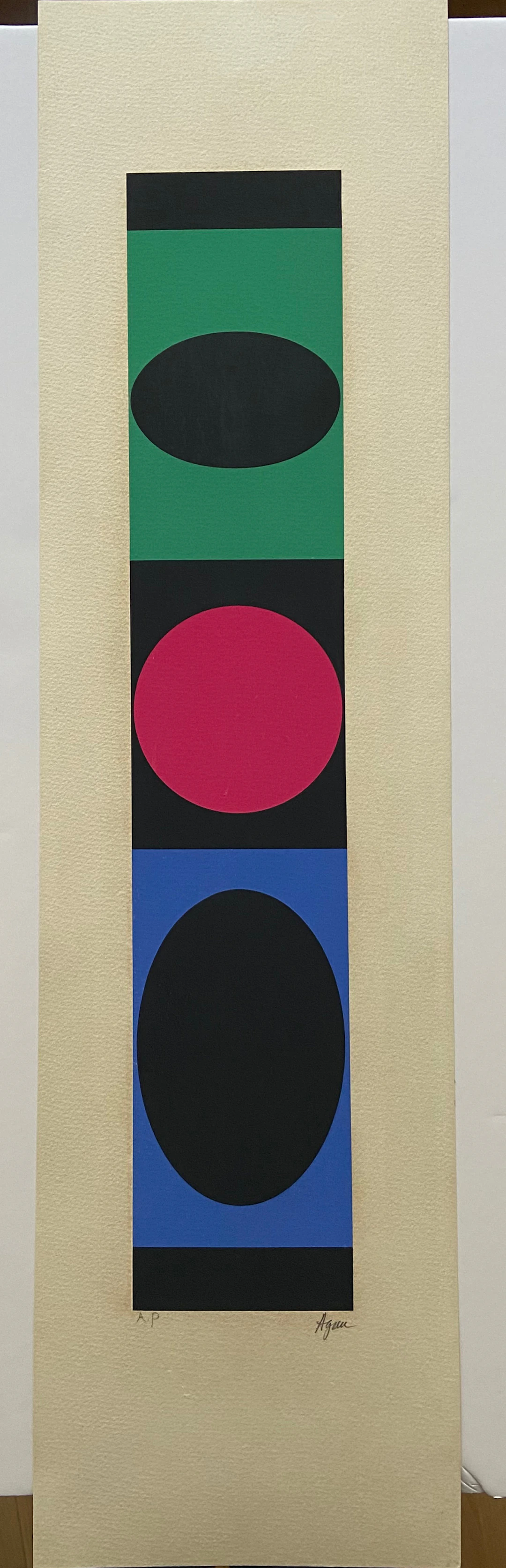 Yaacov AGAM - Geometric structures, 1977-79 - Lithographie signée au crayon