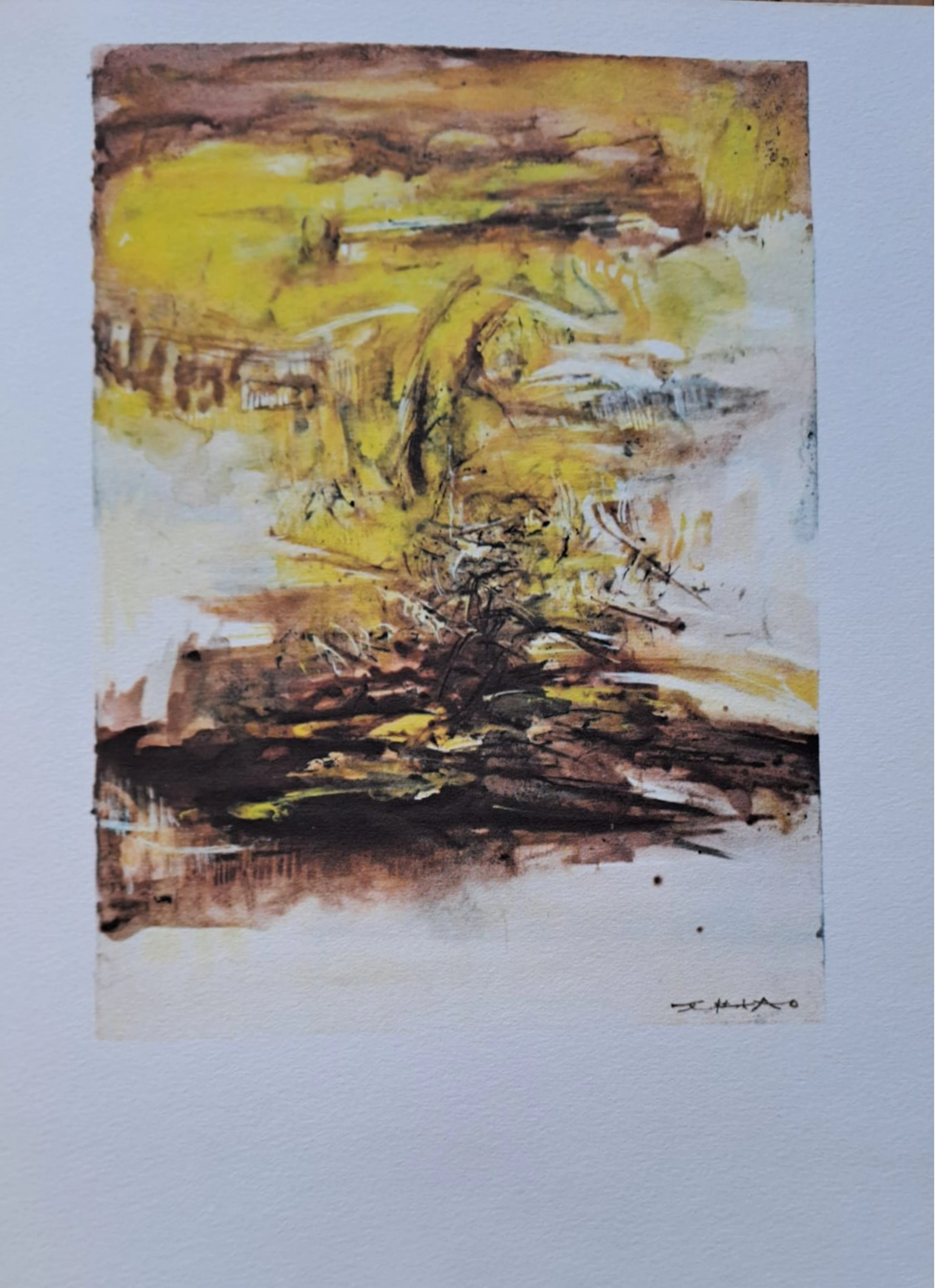 Zao Wou Ki - Illuminations 1996 - Héliogravure - signée
