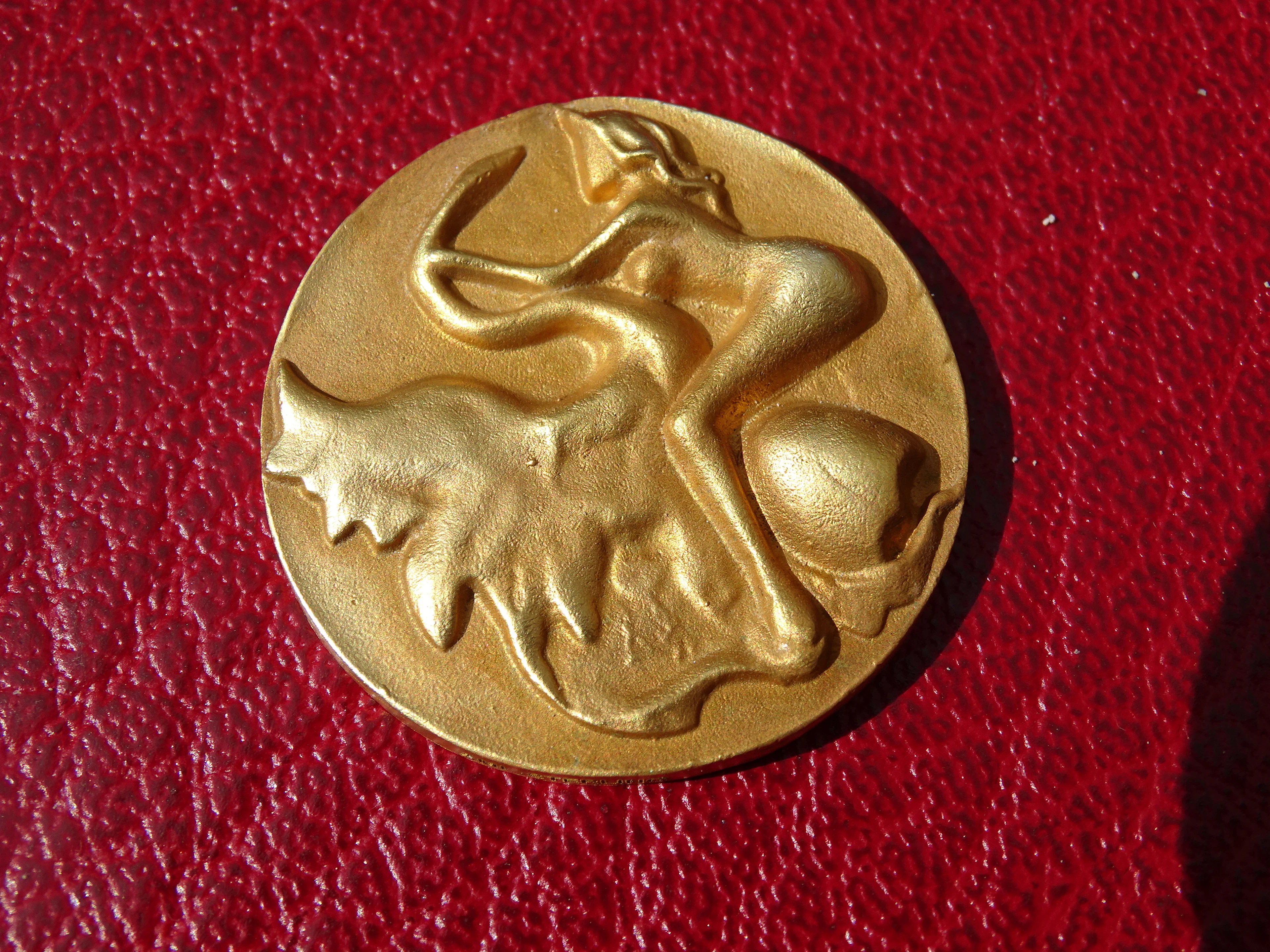 Salvador Dali - Leda Sex with Swan - meadaillon original