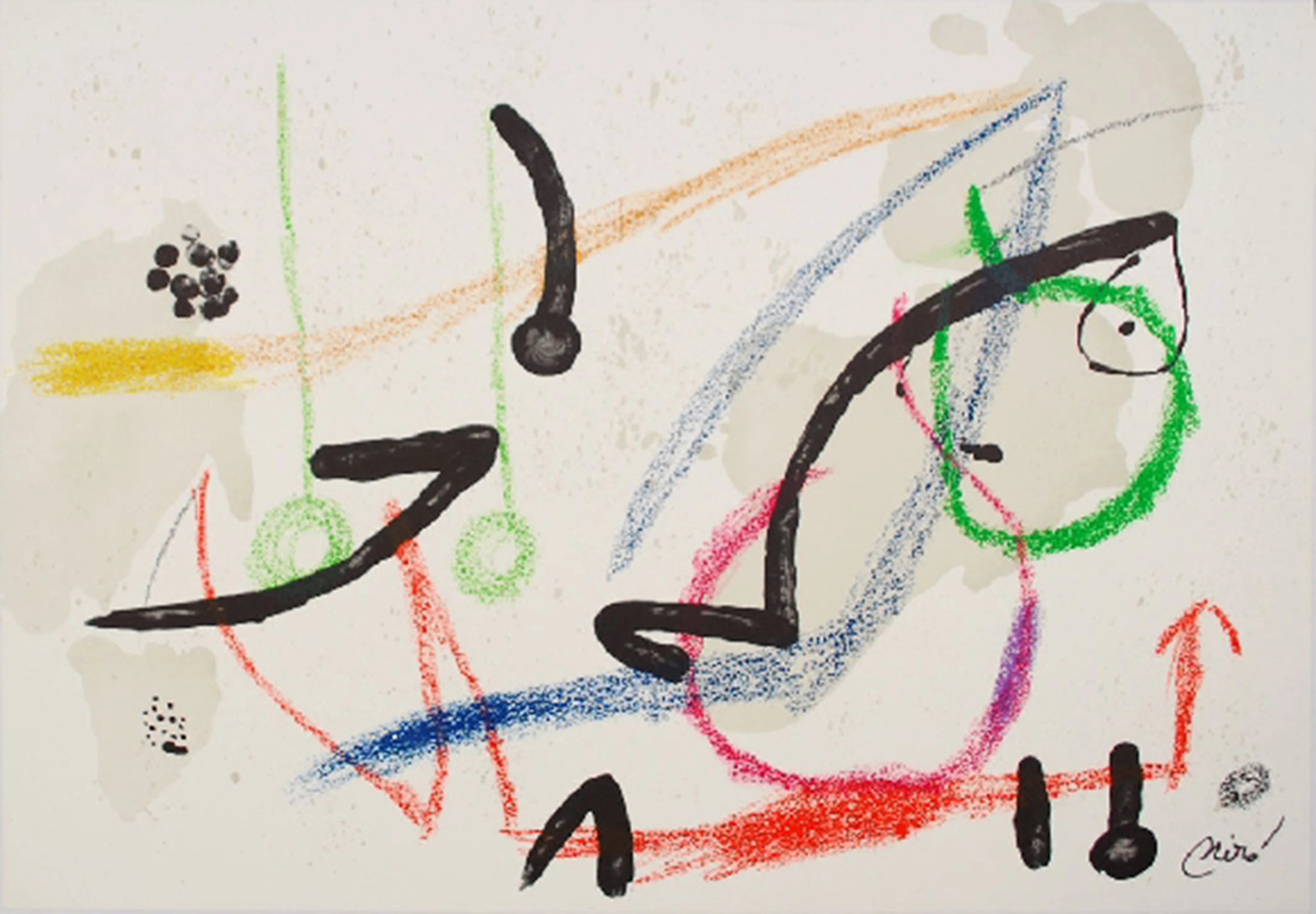 Joan Miró - Maravillas con variaciones acrosticas 7, 1975 - Lithographie