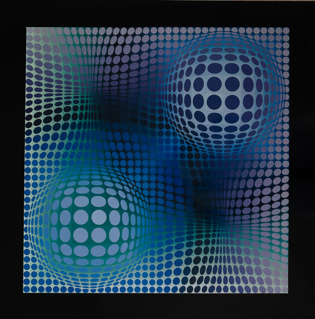 Victor VASARELY : FENY - Estampe offset