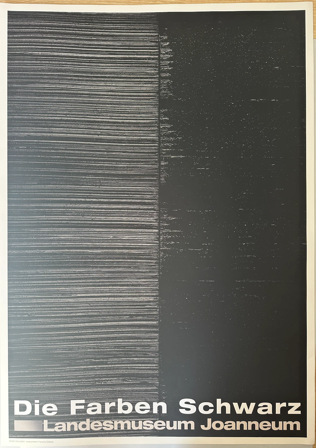 Pierre SOULAGES - Sérigraphie n°25, 1999 - Sérigraphie originale
