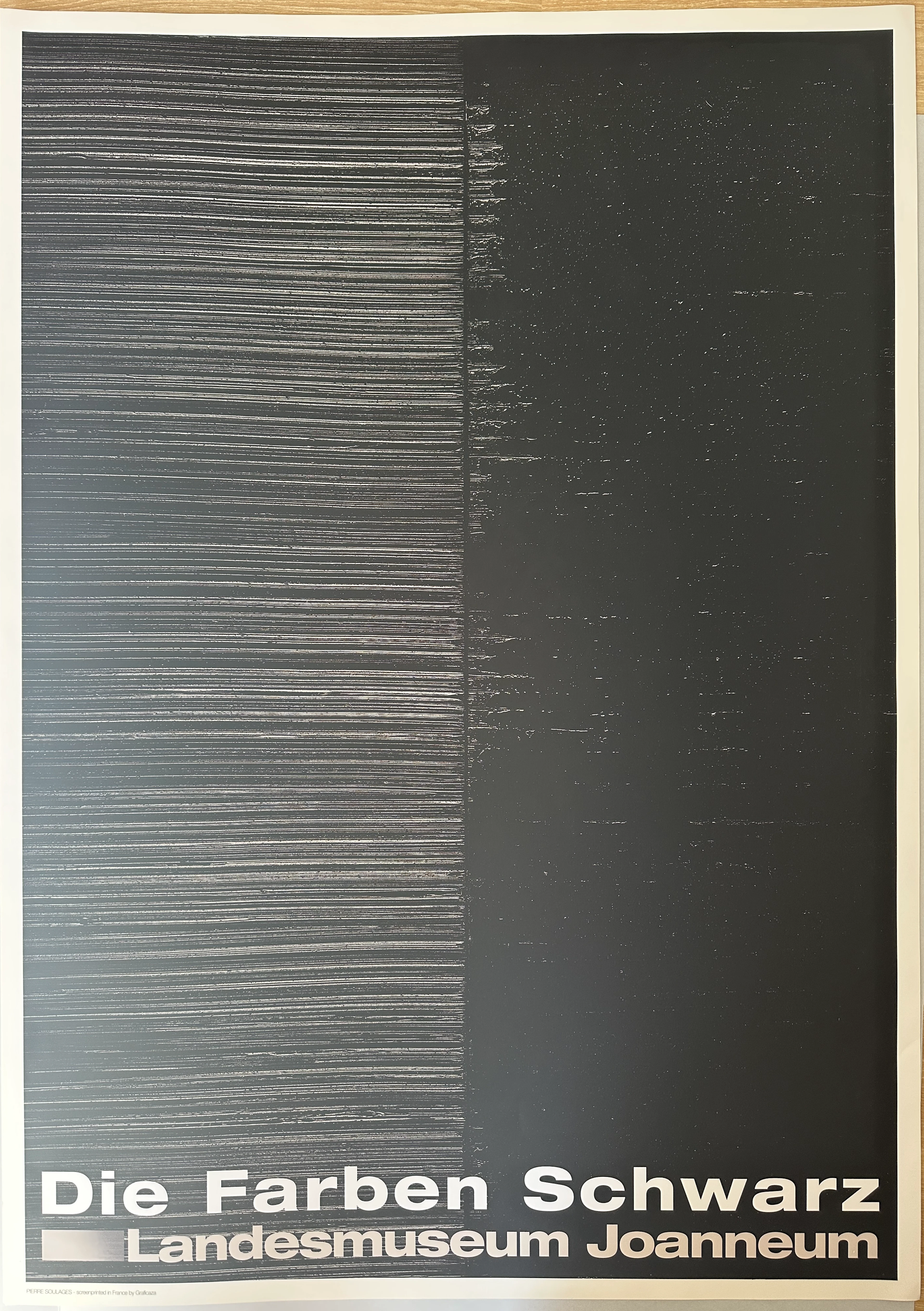 Pierre SOULAGES - Sérigraphie n°25, 1999 - Sérigraphie originale