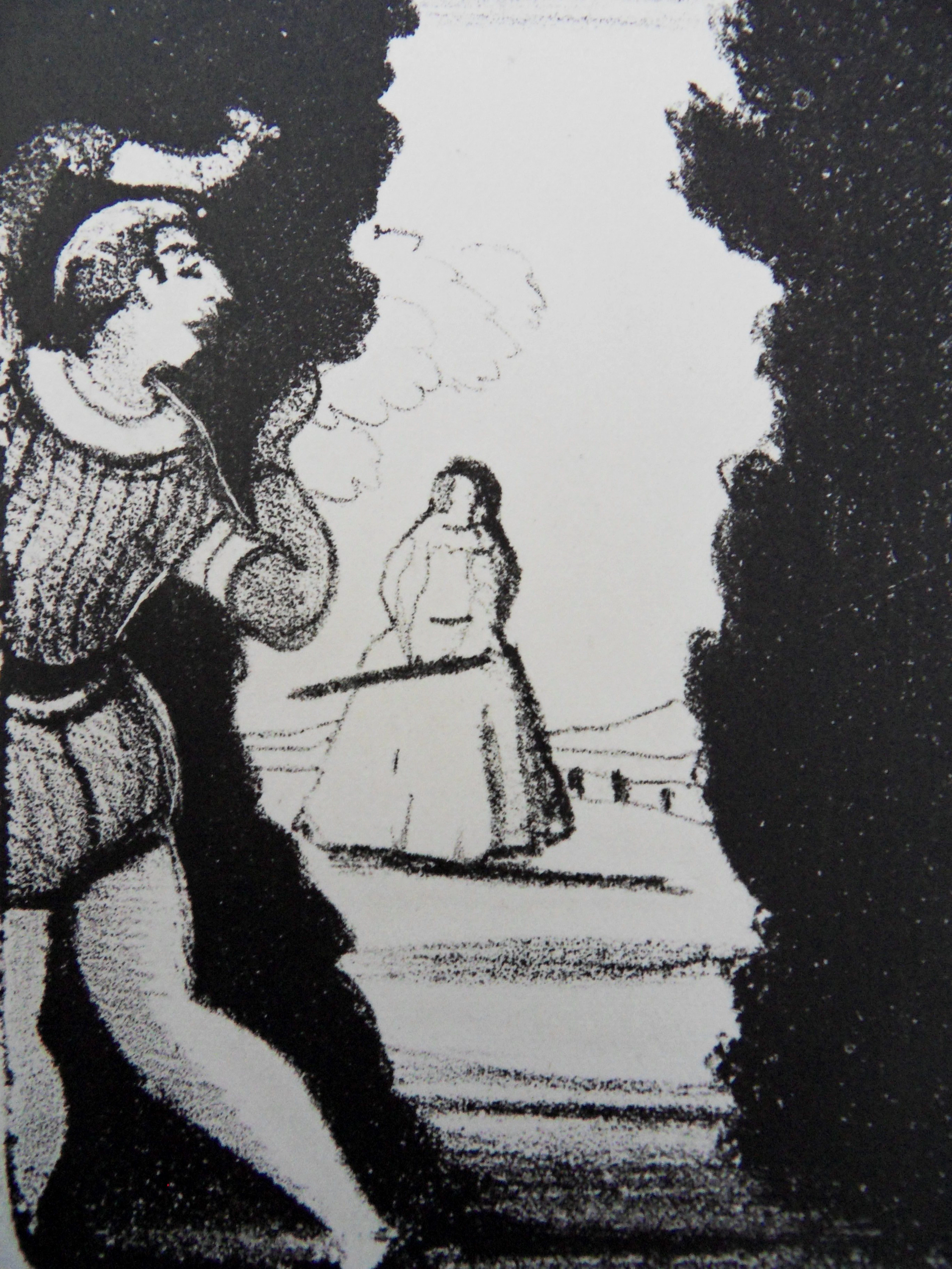 André DERAIN : Le rendez vous secret - Lithographie originale signée