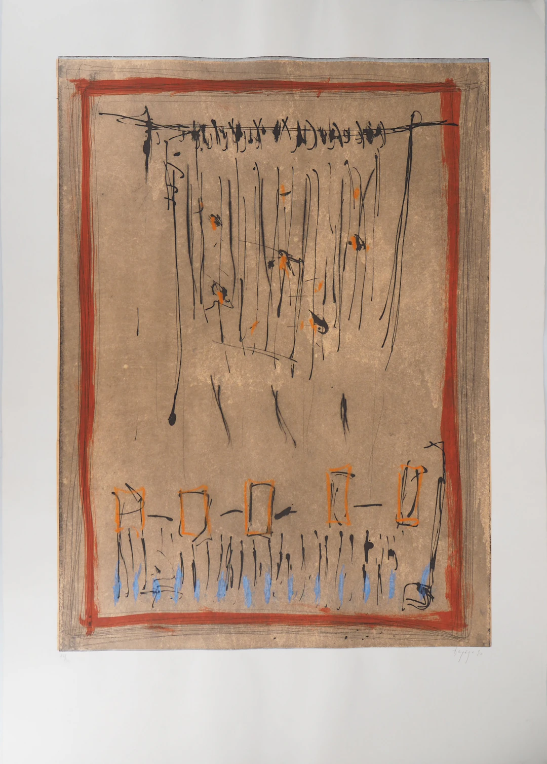 Didier HAGEGE : Sur scène - Gravure originale signée