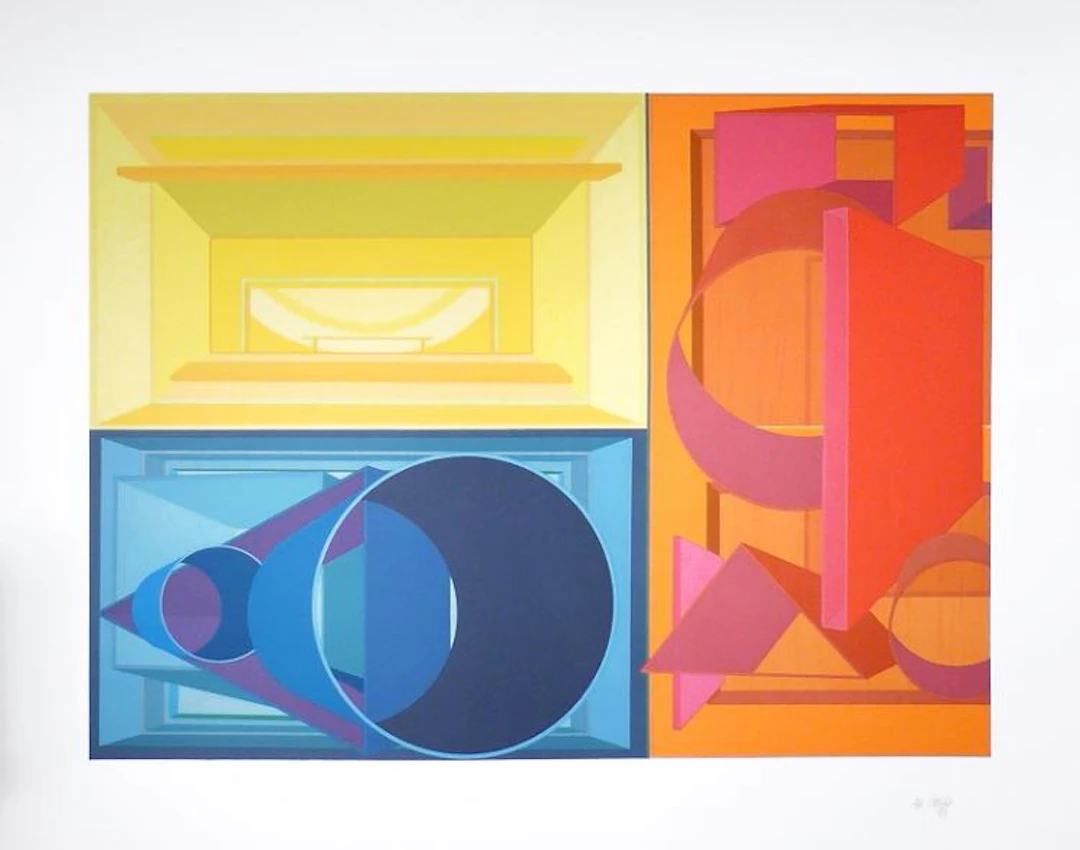 Al HELD - Jewel of Dalmatia, 1991 - Lithographie signée