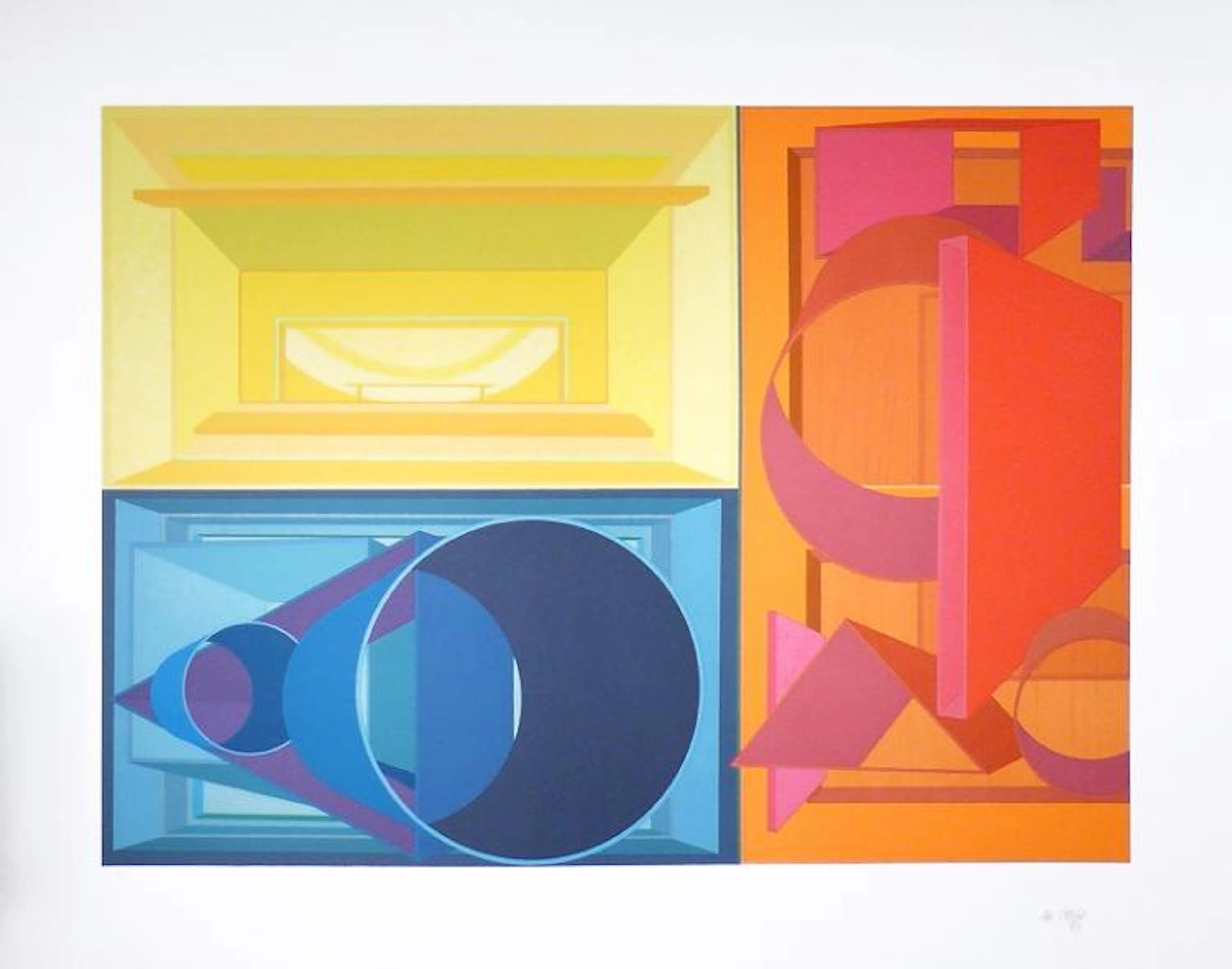 Al HELD - Jewel of Dalmatia, 1991 - Lithographie signée