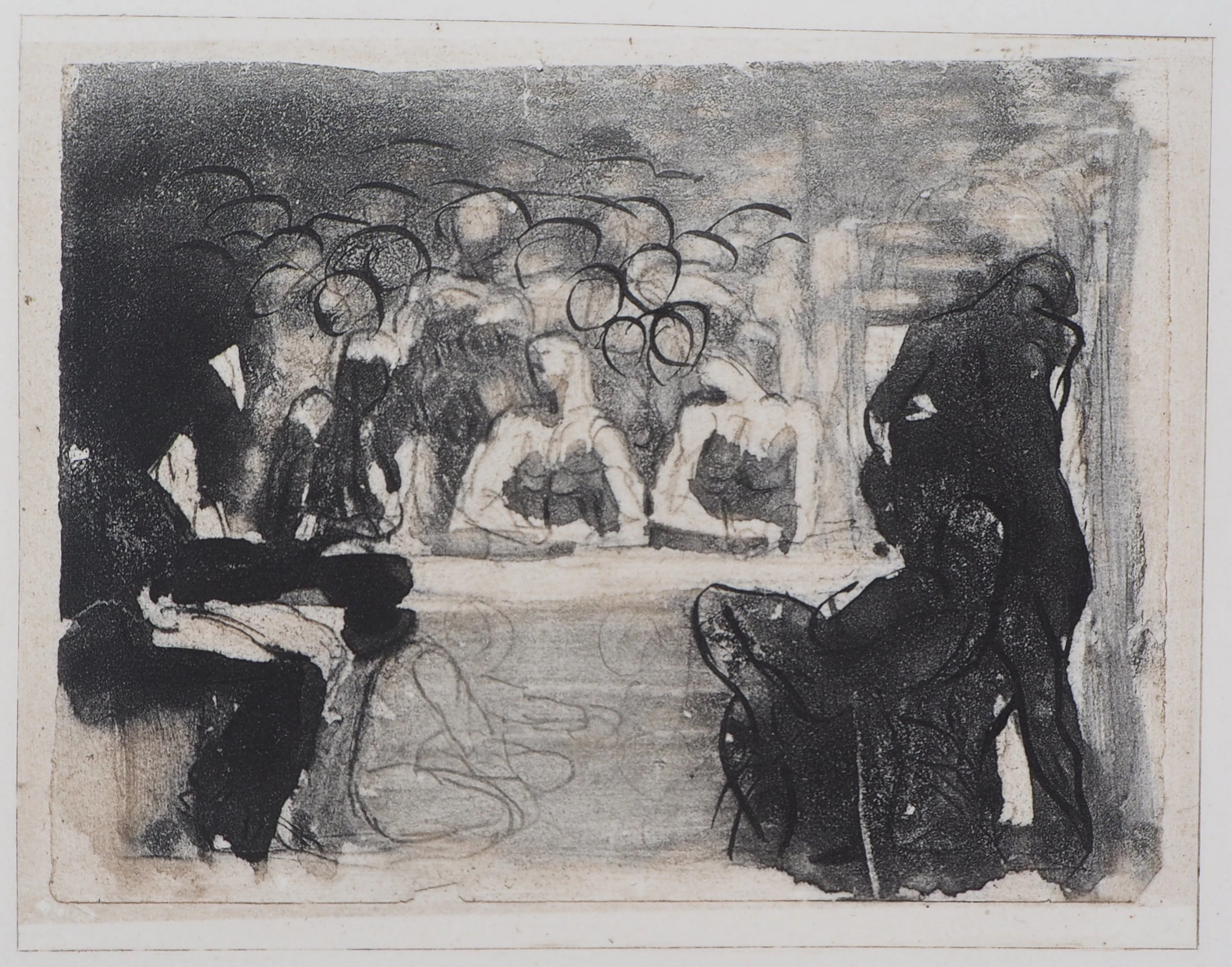 Auguste RODIN : Minos, Gravure