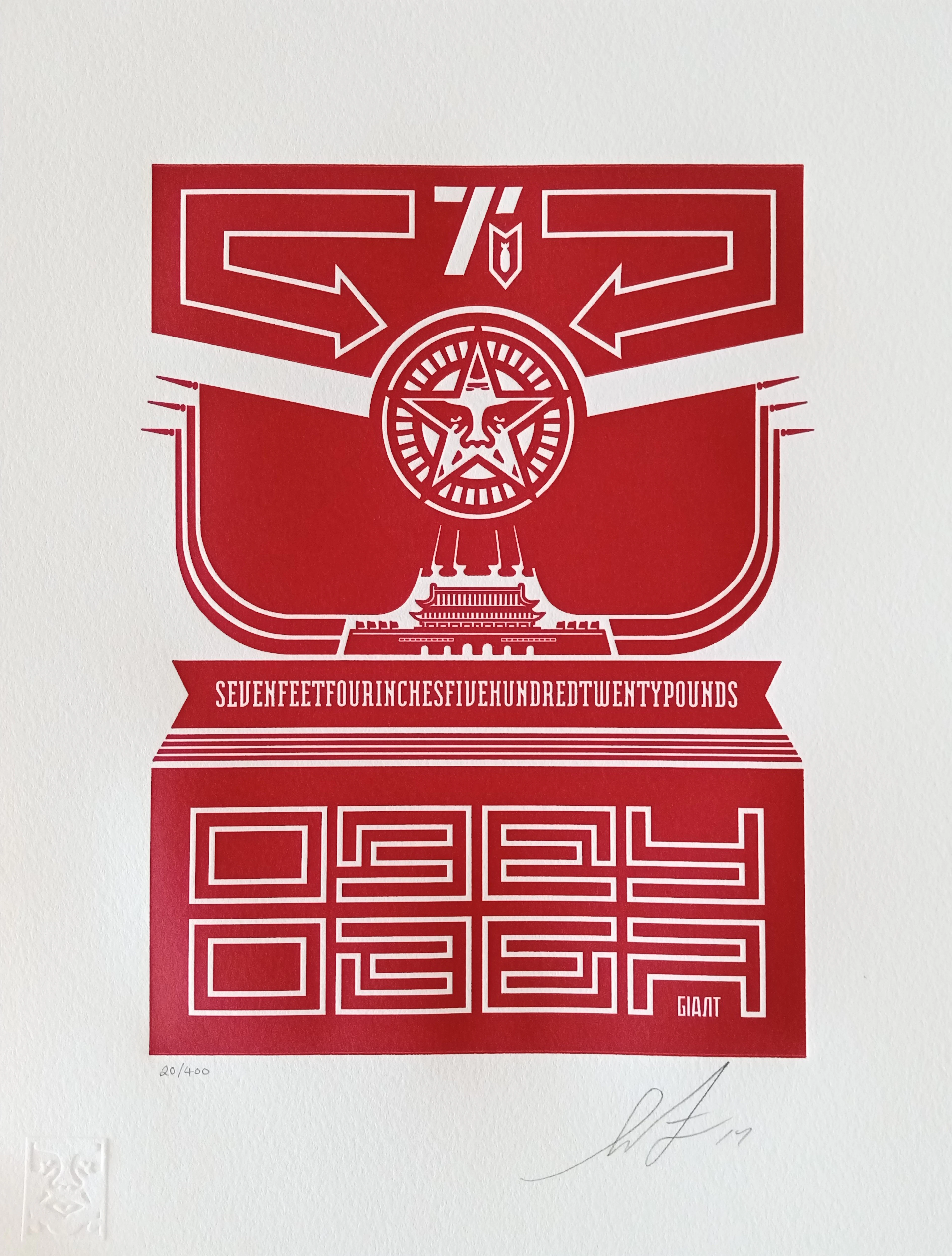 Shepard FAIREY (Obey) - Chinese Soldiers - Impression typographique
