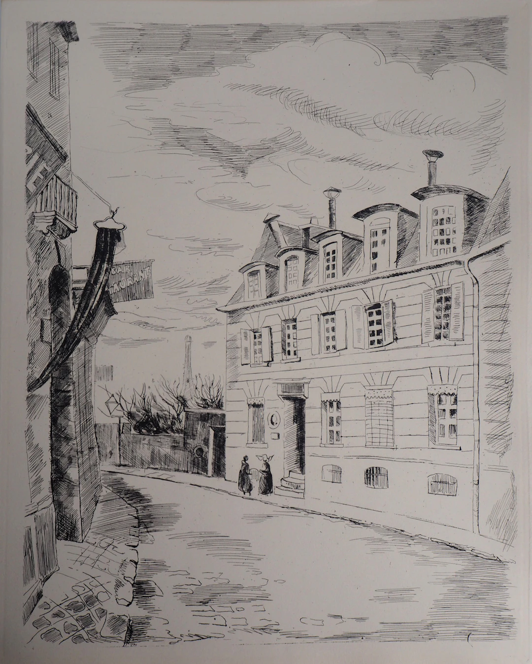 Edmond CERIA : Songes de Passy, 1937 - Gravure Originale