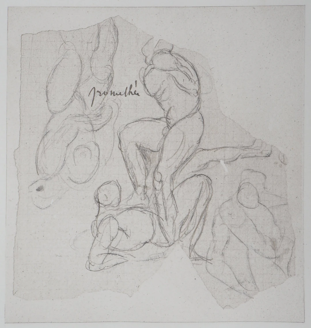 Auguste RODIN : Prométhée, Gravure