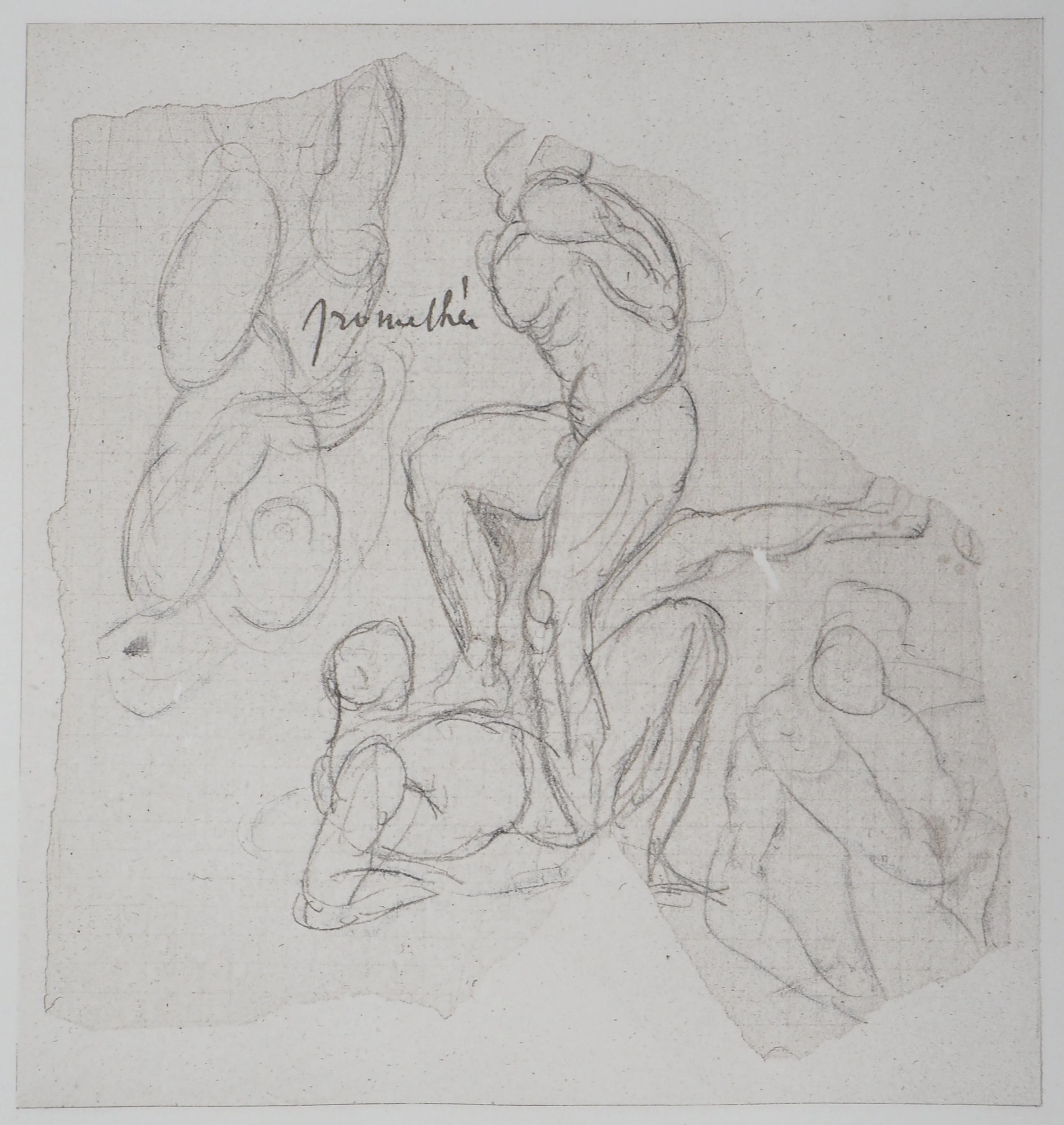 Auguste RODIN : Prométhée, Gravure