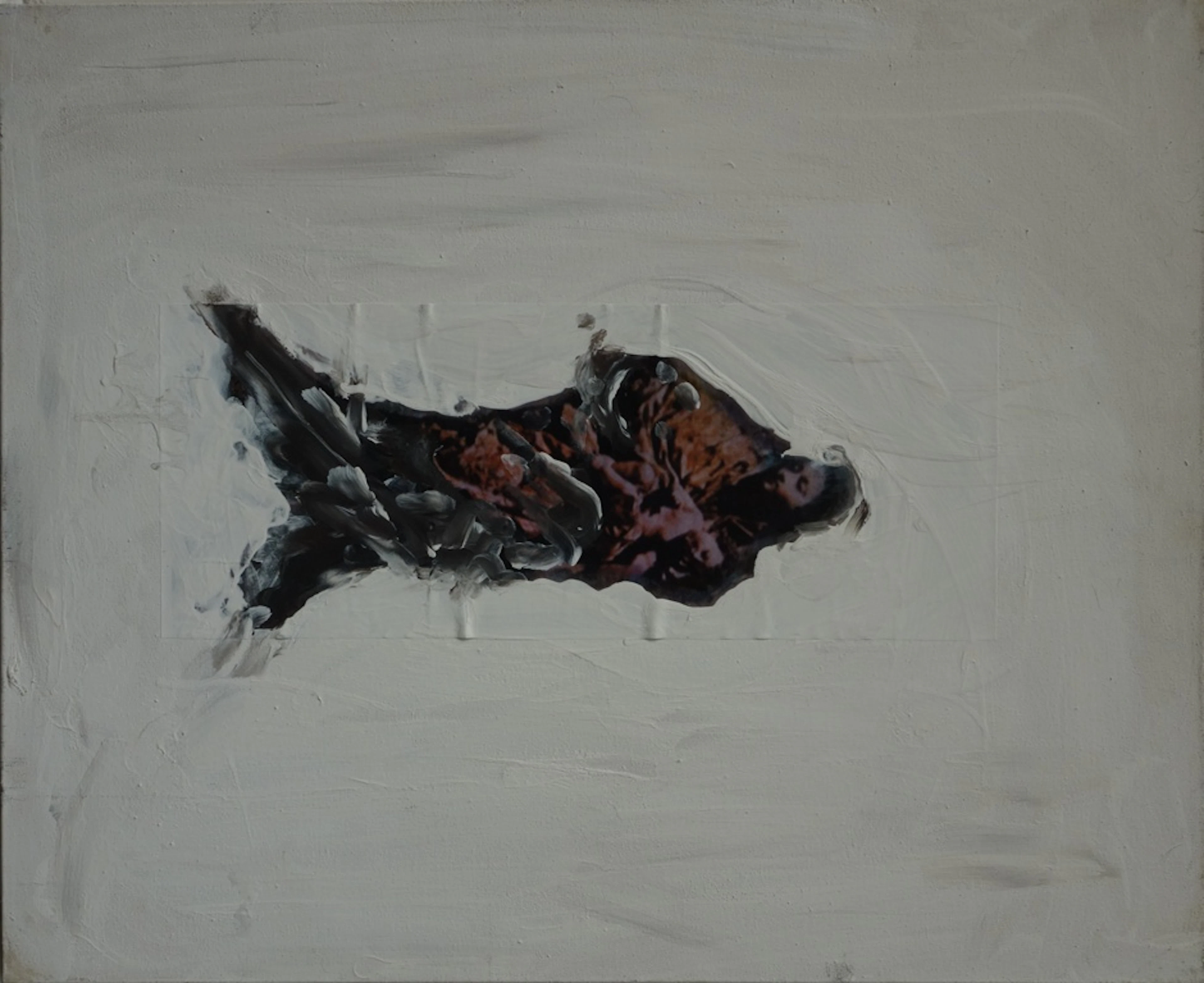 Philippe PASQUA : Madone à l’enfant - Acrylique sur toile - Signée