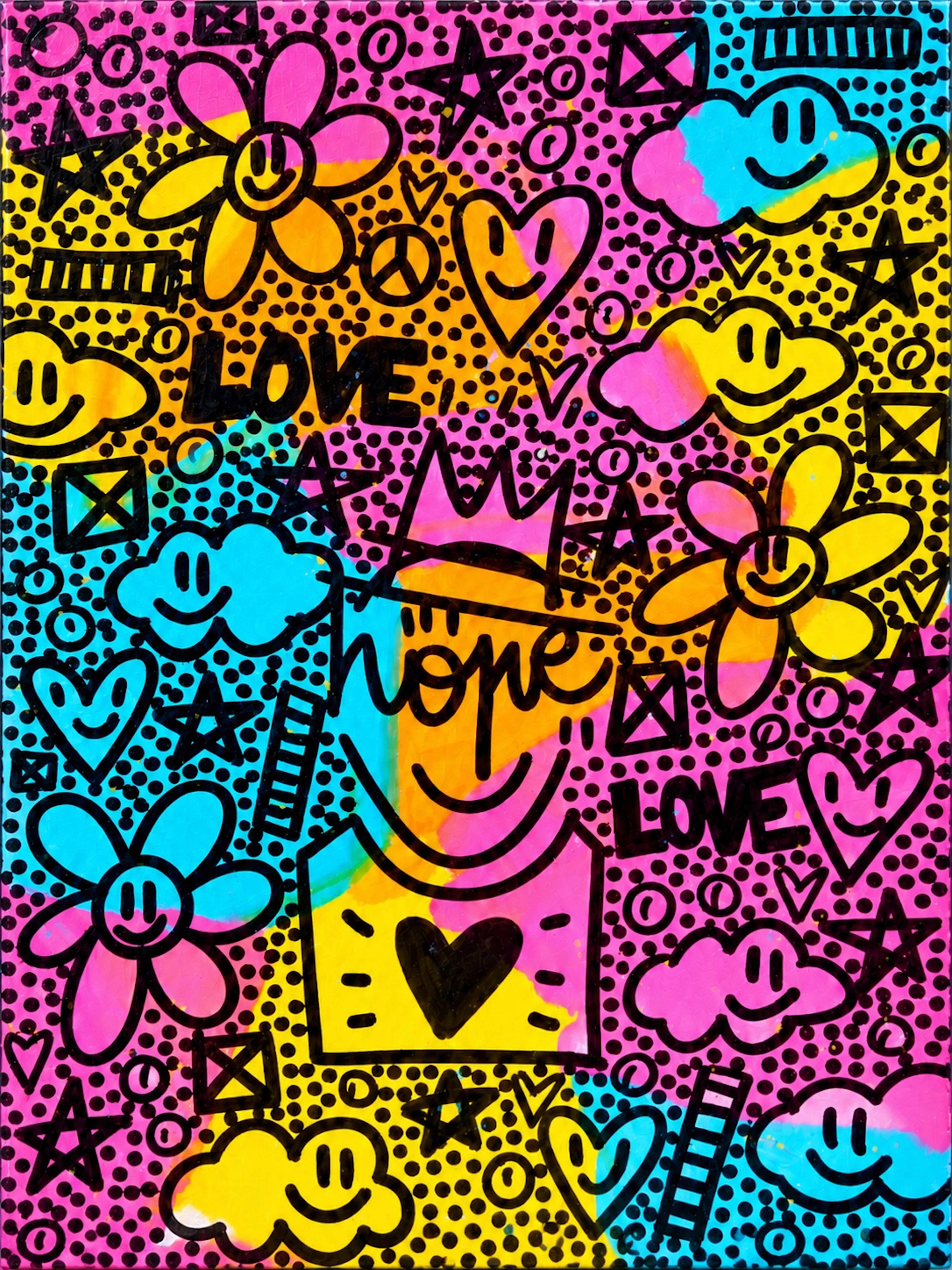 Mr Hope - Pop Color - Acrylique sur toile