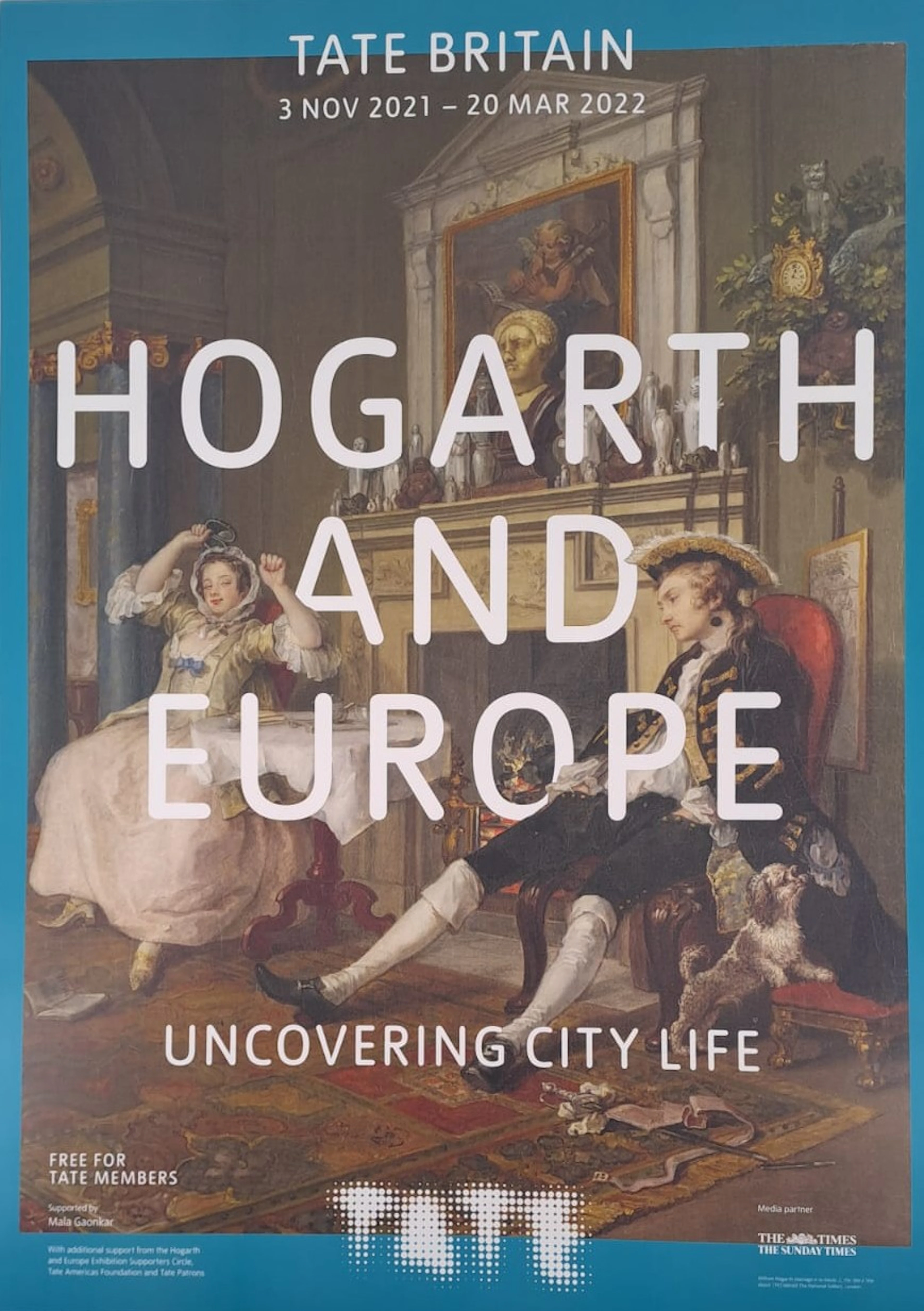 William Hogarth - Hogarth and Europe - Affiche d’exposition