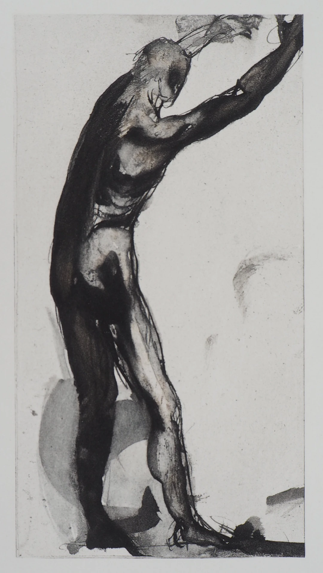 Auguste RODIN (d’après) : Homme en noir - Gravure, 1897