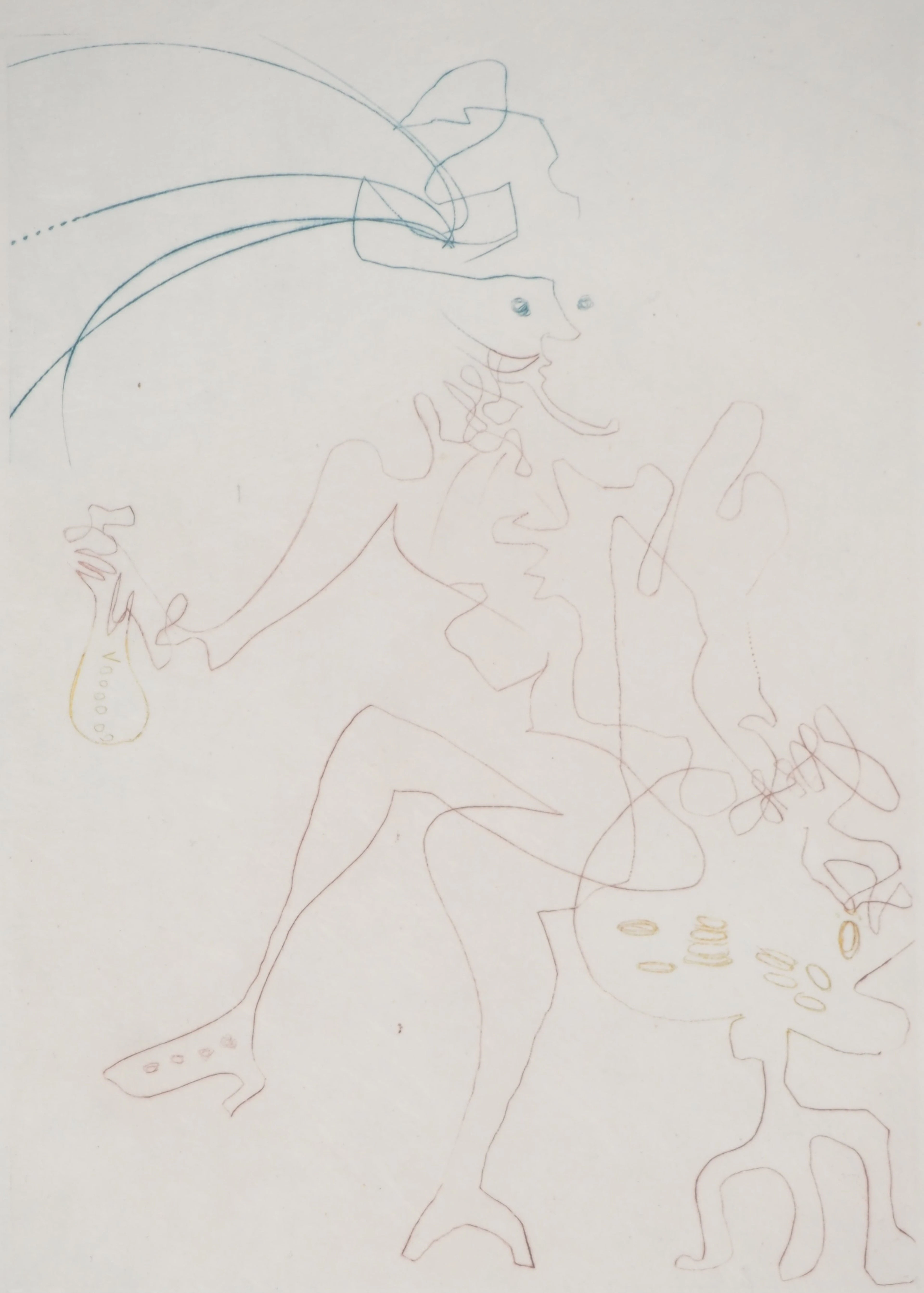 Salvador DALI : Marchand de Venise - Gravure originale signée