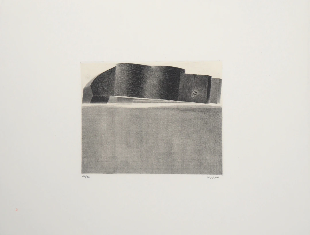 Jacques Muron - L’étau - Gravure originale signée