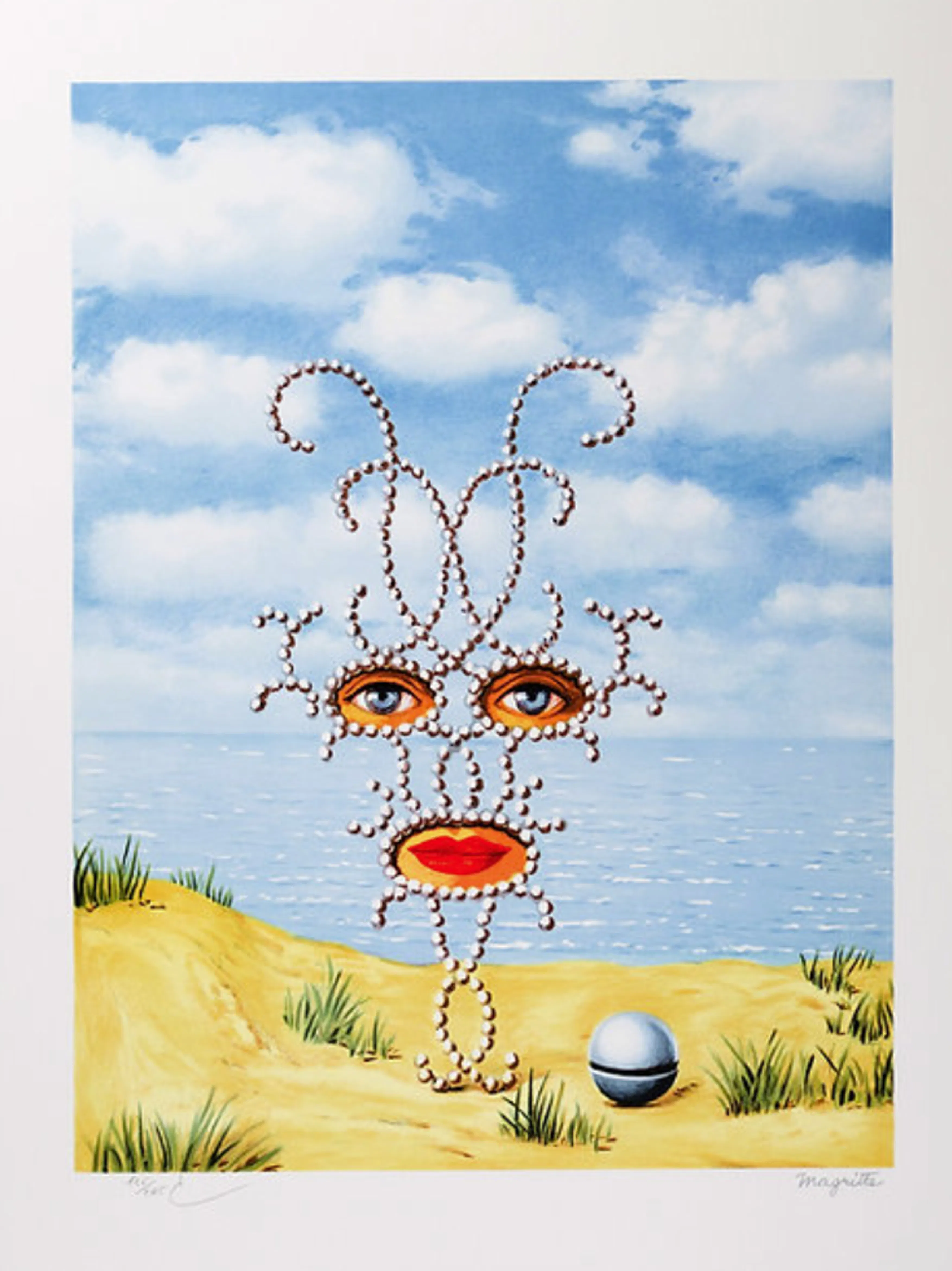 René Magritte - Shéhérazade Lithographie