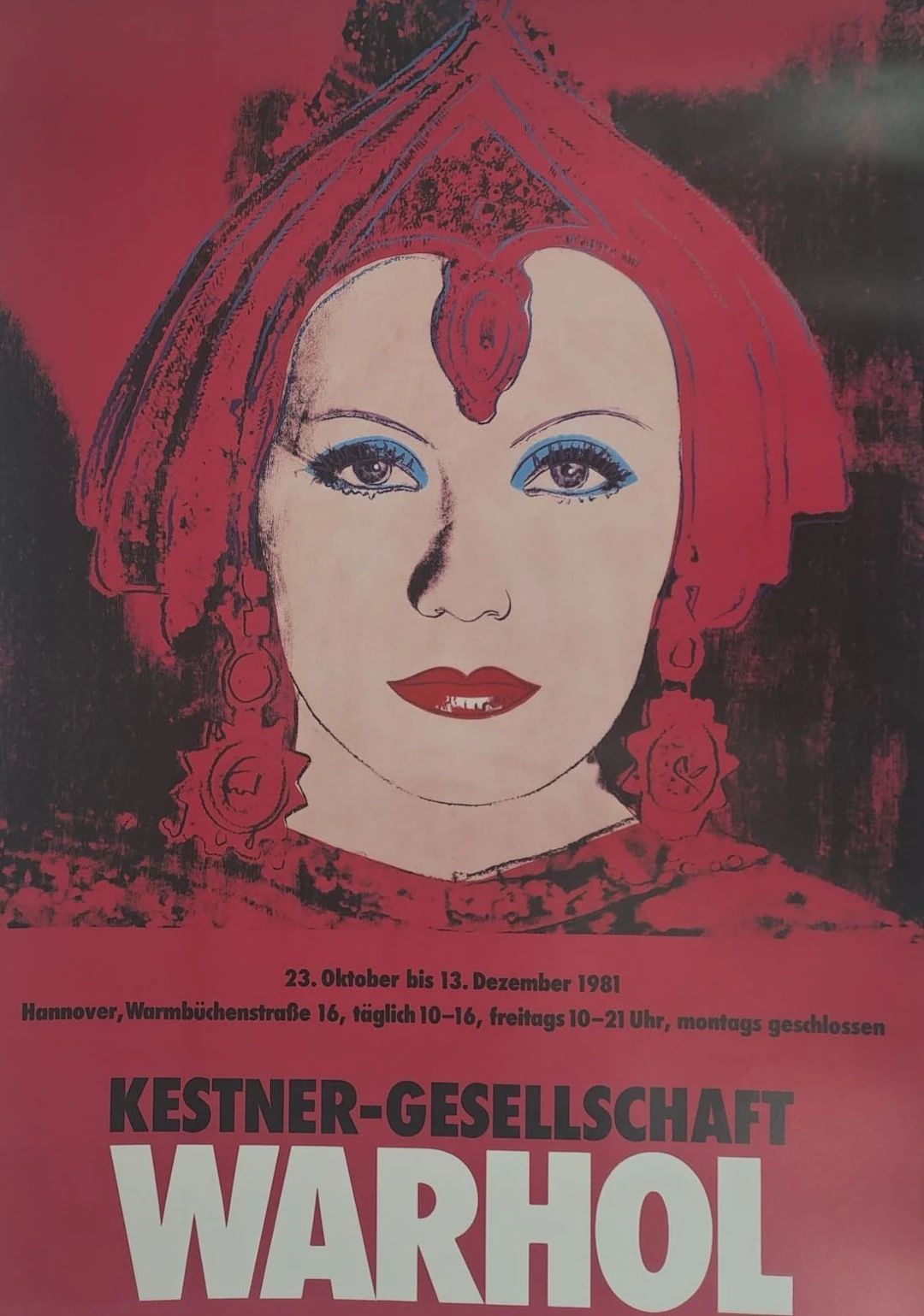 Andy Warhol – Greta Garbo en Mata Hari – Affiche originale