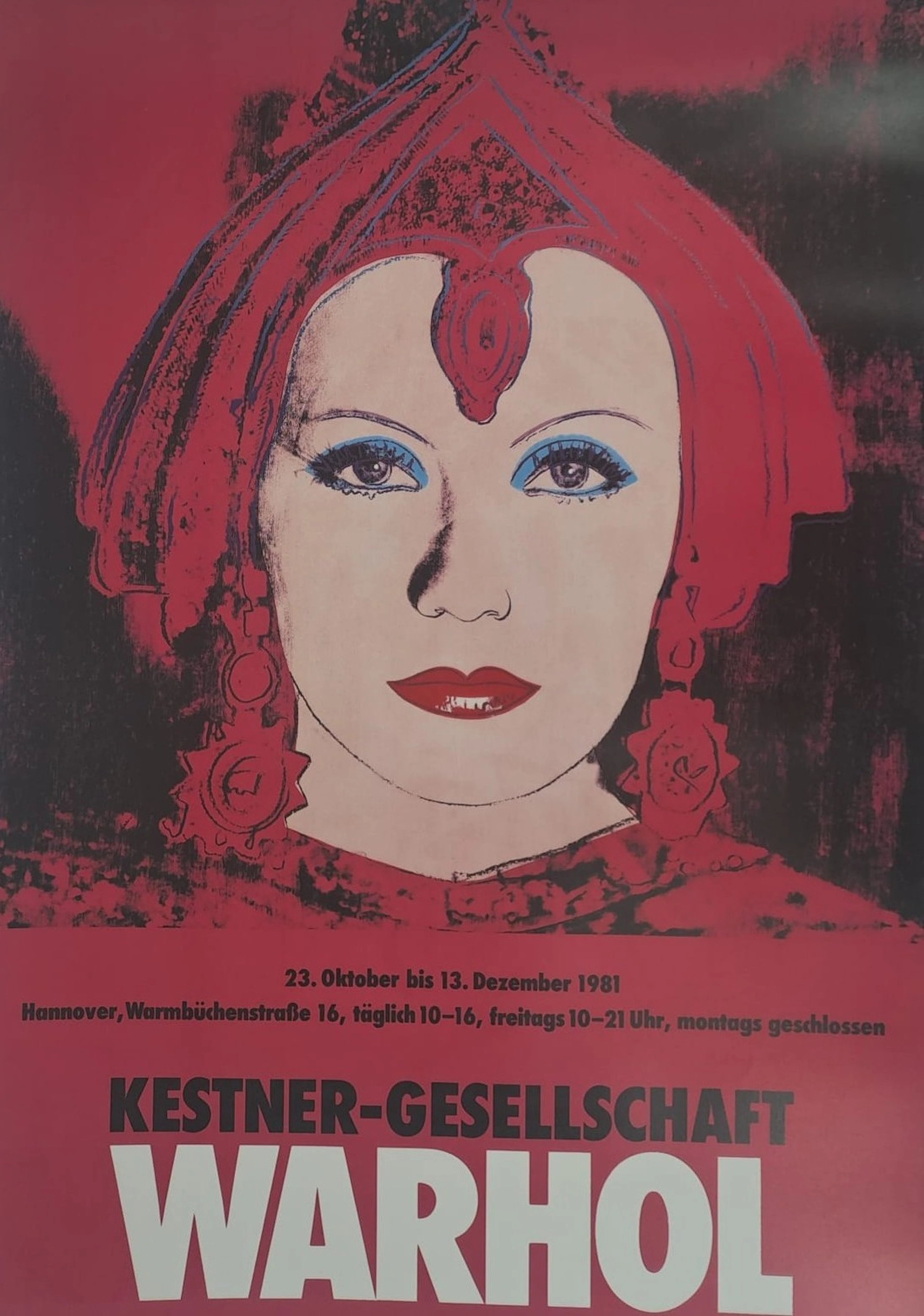 Andy Warhol – Greta Garbo en Mata Hari – Affiche originale