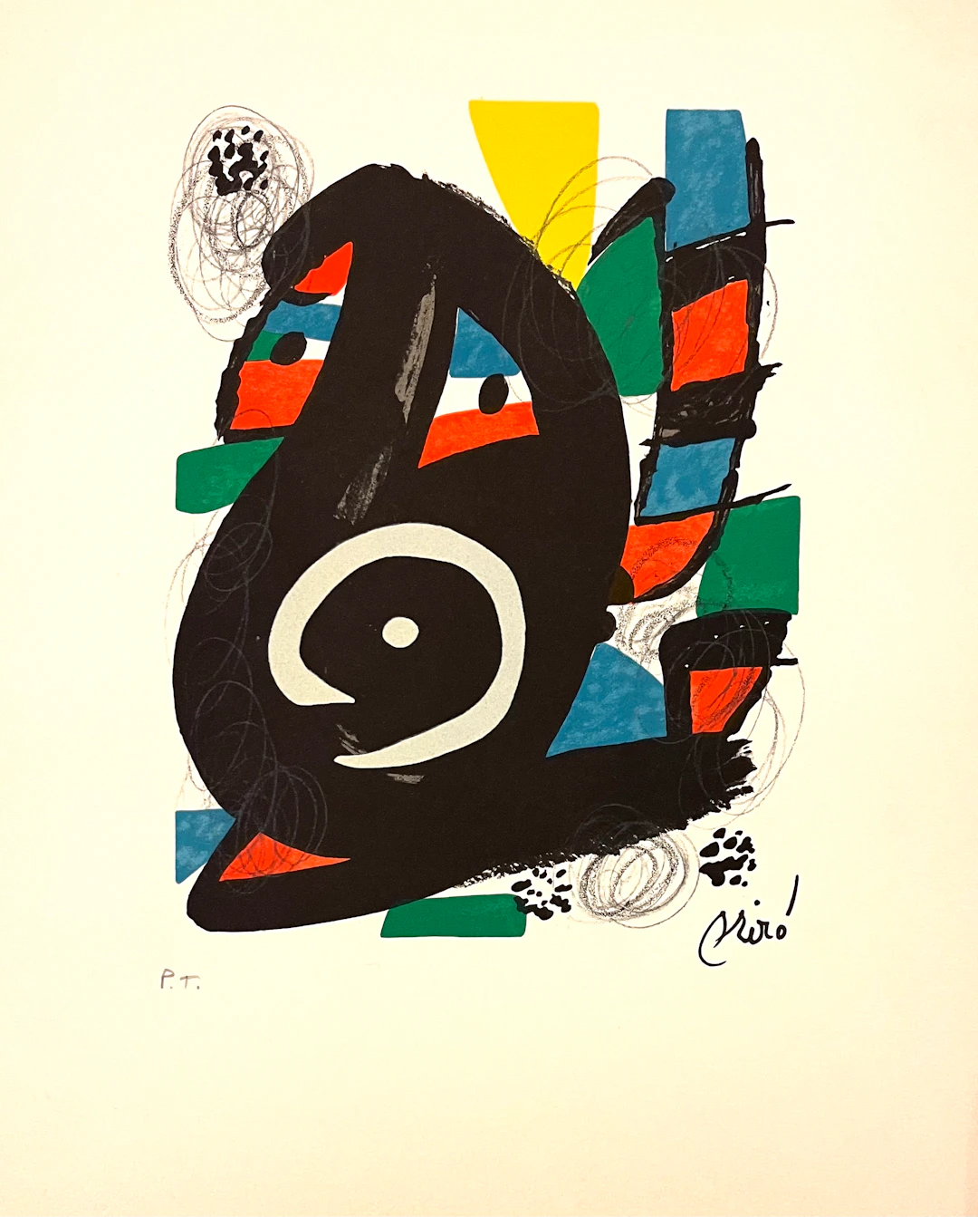 Joan MIRÓ - La mélodie acide, 1980 - lithographie originale