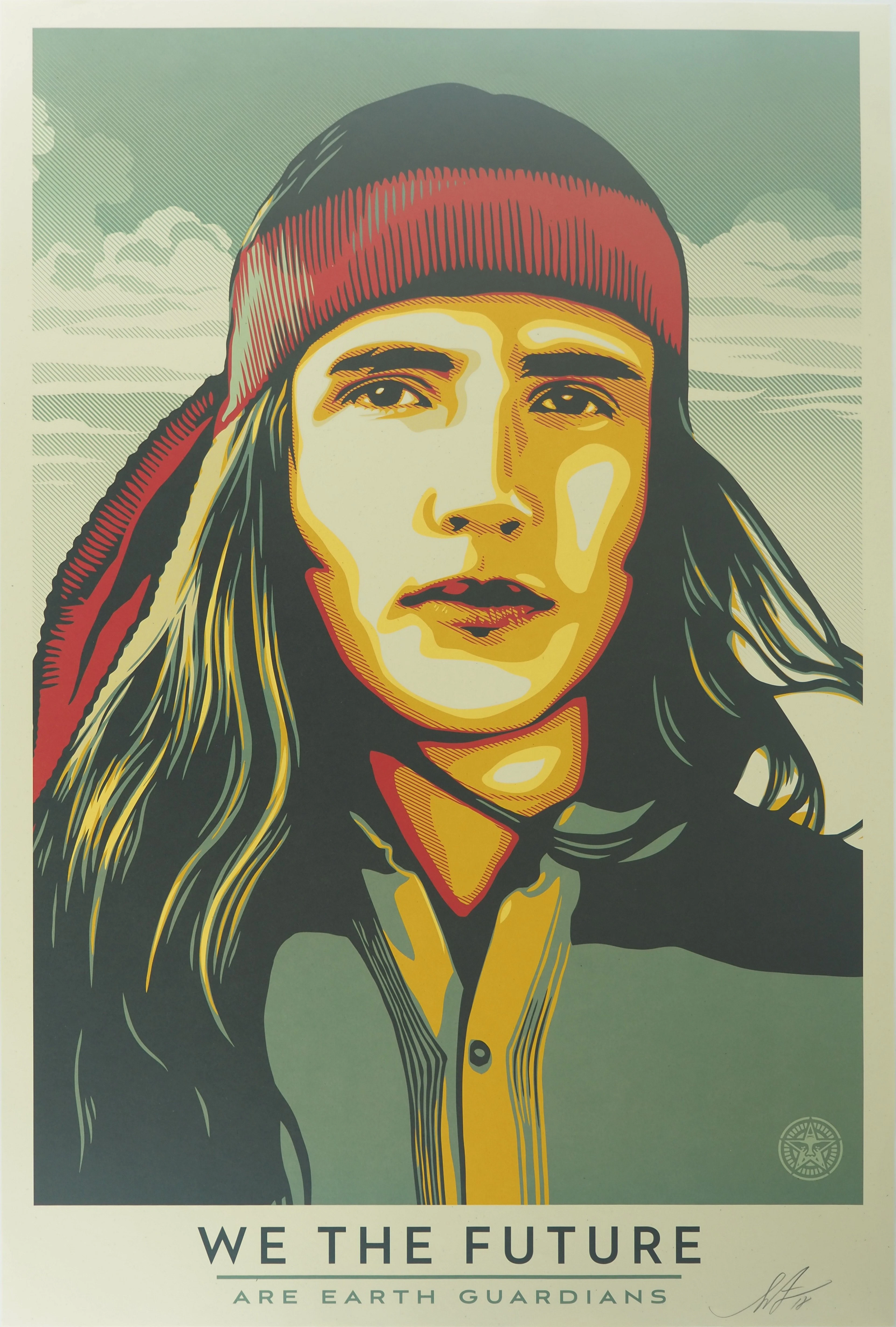 Shepard FAIREY (OBEY) : We the future (Are Earth guardians)- Lithographie