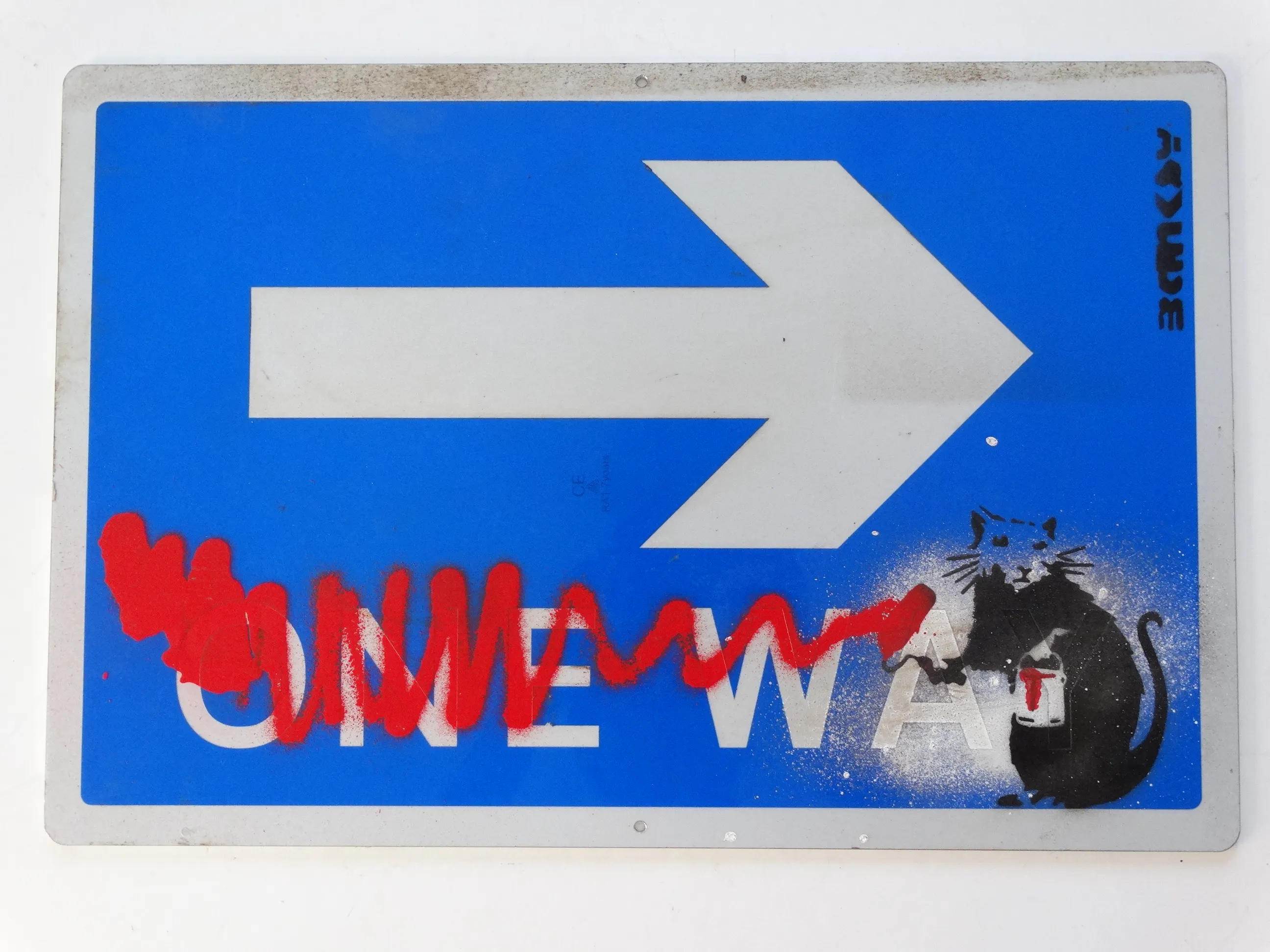 Banksy (attribué à) - Panneau - Pochoir