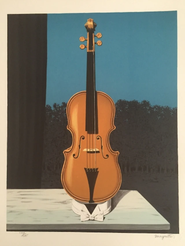 René MAGRITTE (d’après) - Un Peu de l’âme des Bandits - Lithographie