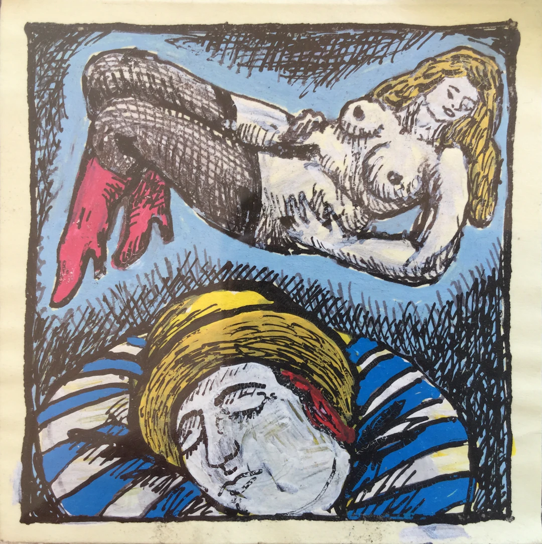Rafael ALTERIO - Rêve érotique , 2010 - Dessin à l’encre et à la gouache signé