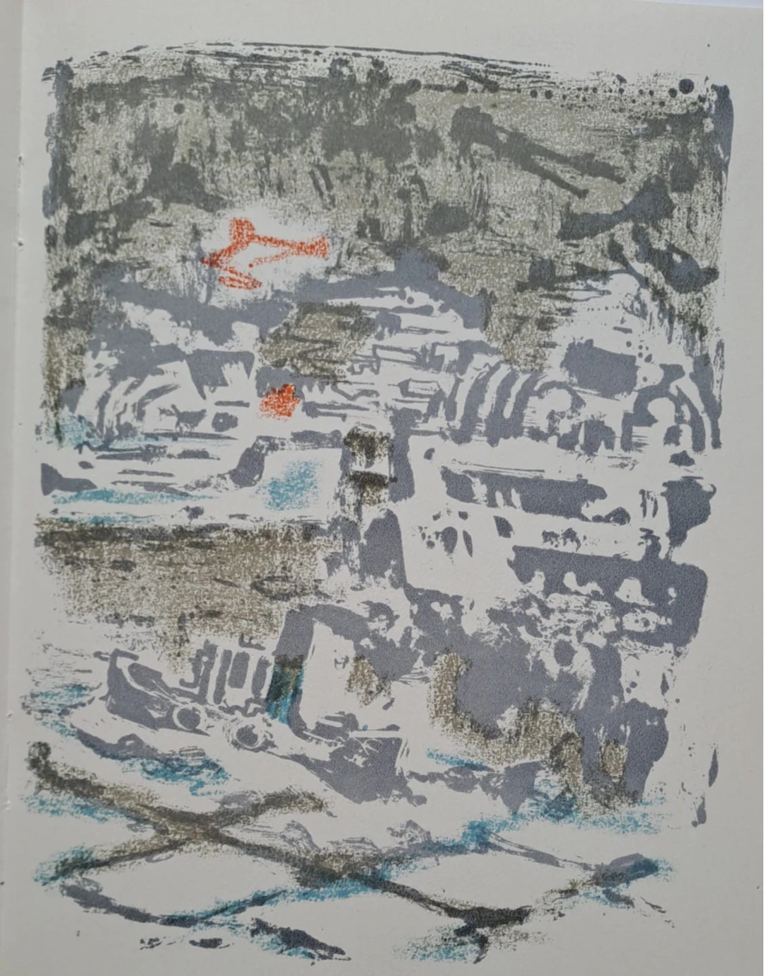 Alexandre Garbell - Sans titre - Lithographie originale