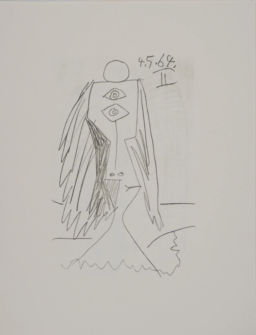 Pablo PICASSO : Le Goût du Bonheur, Totem, Lithographie