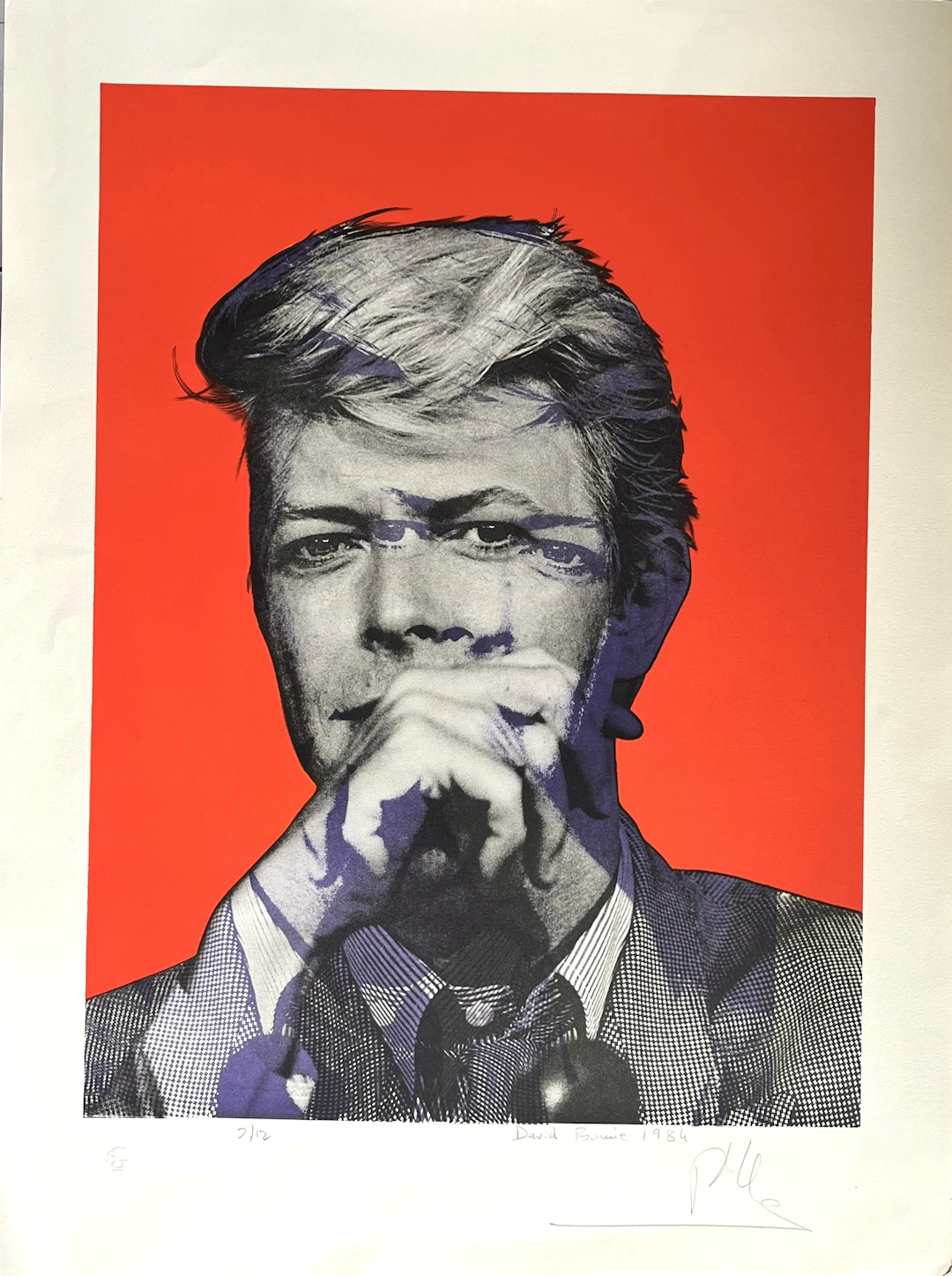David BOWIE - Photo signée et numérotée de Philippe Ledru