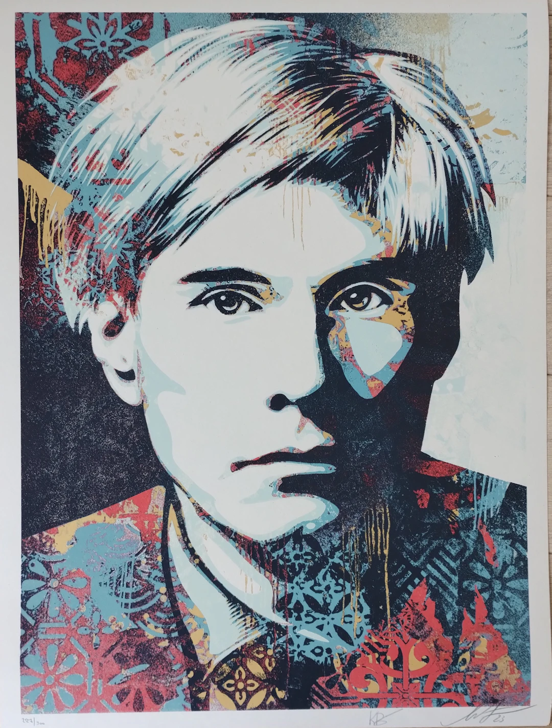 Shepard Fairey (Obey Giant) Warhol Collage (Color), 2023 - Sérigraphie