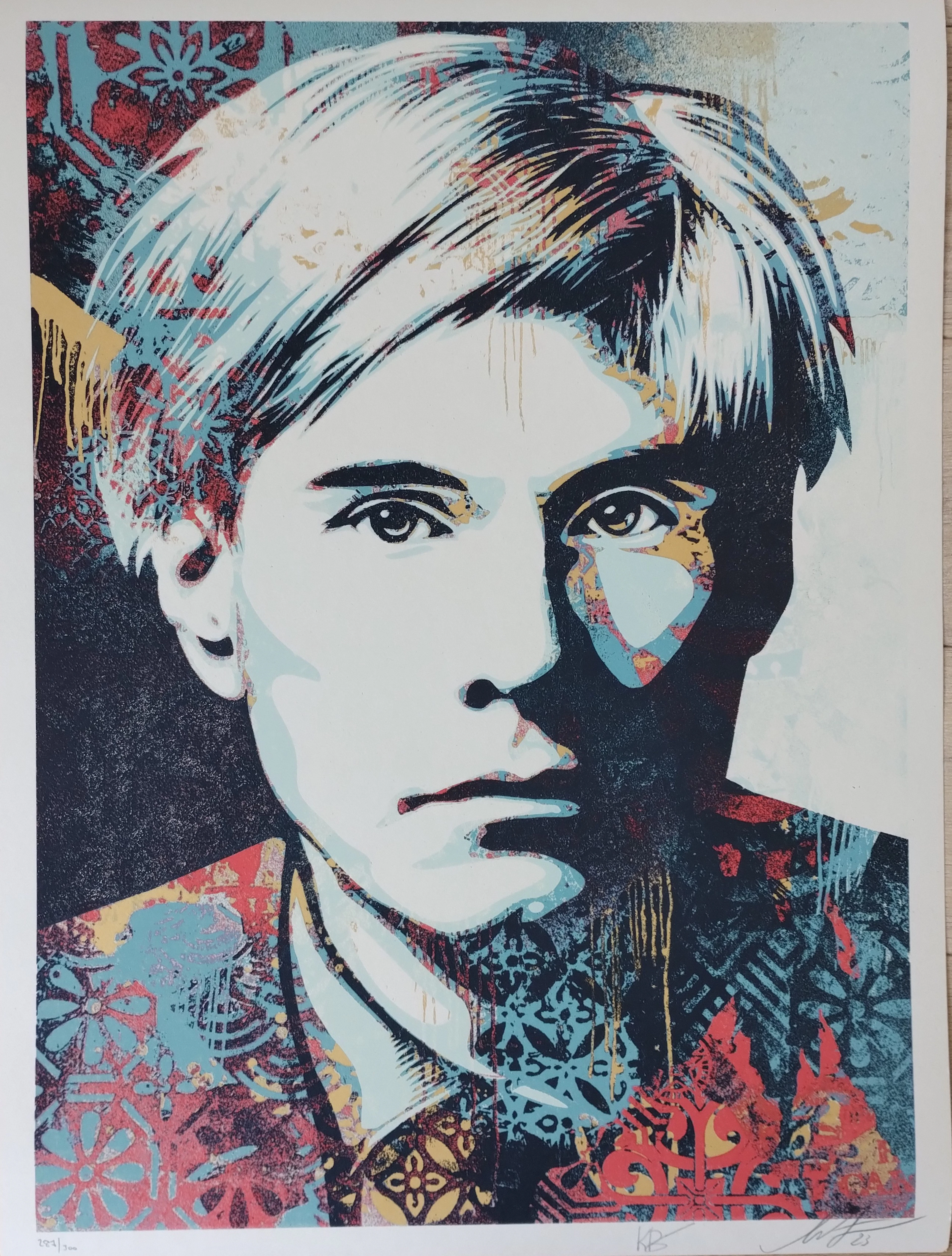 Shepard Fairey (Obey Giant) Warhol Collage (Color), 2023 - Sérigraphie