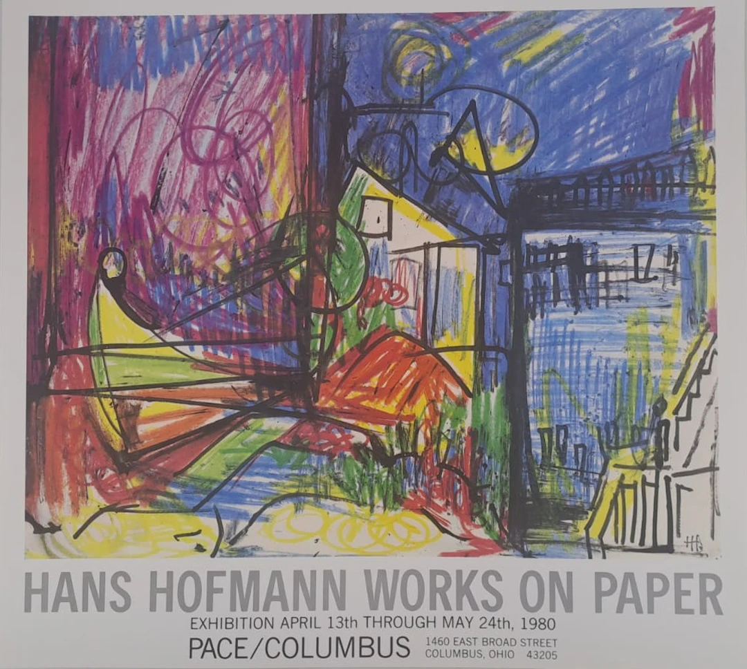 Hans Hofmann (d’après) - Paysage - Affiche lithographique