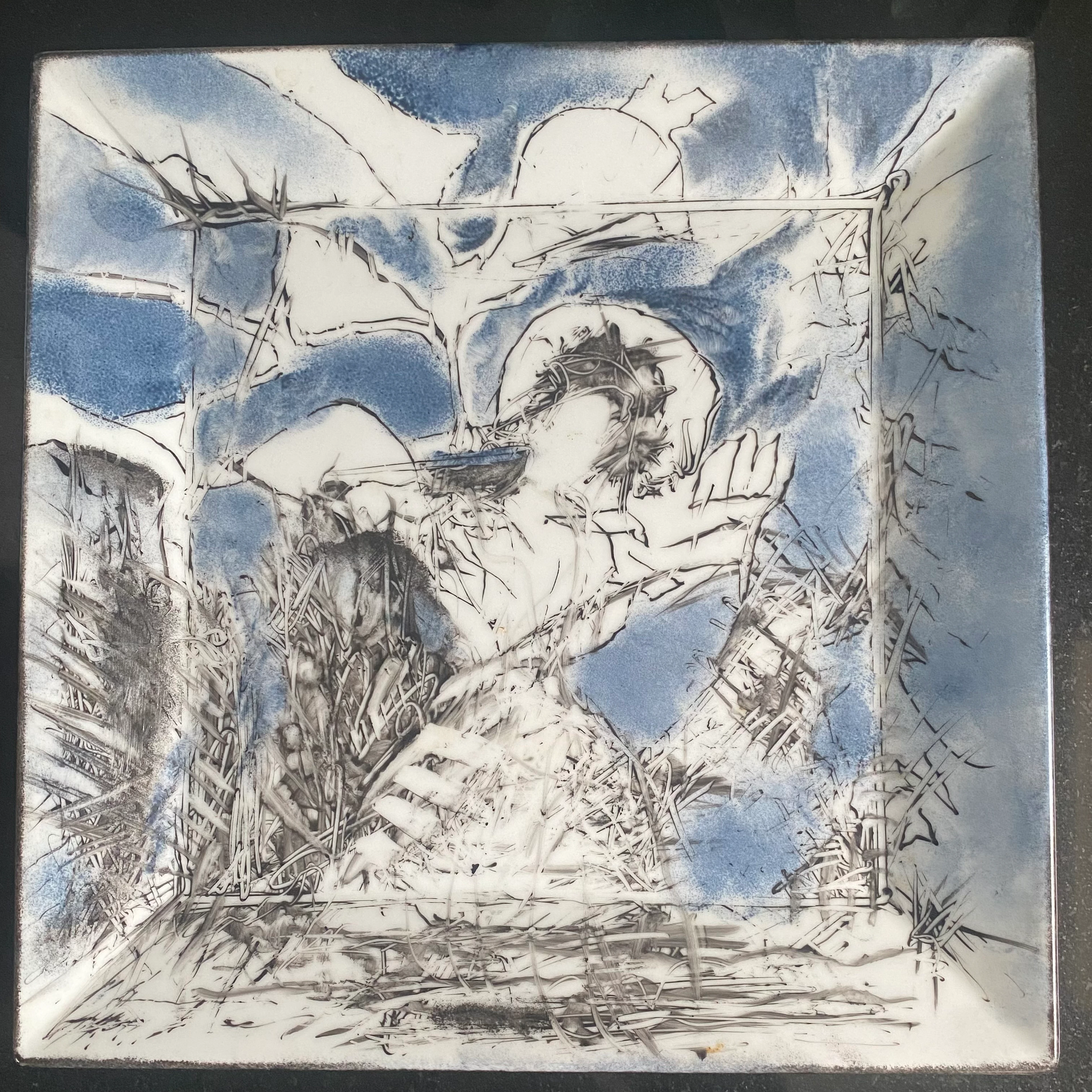 Francoise Deyrieux - Plat en céramique