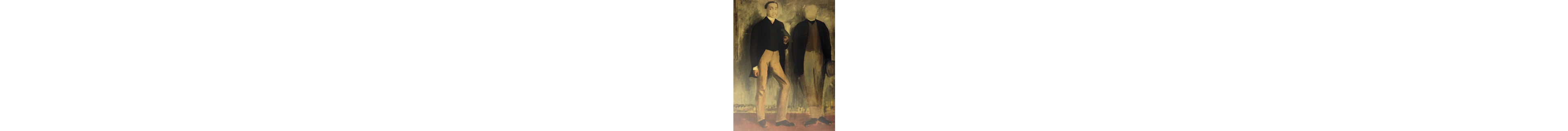 Edgar DEGAS (d’après) : Deux hommes en pied - Lithographie