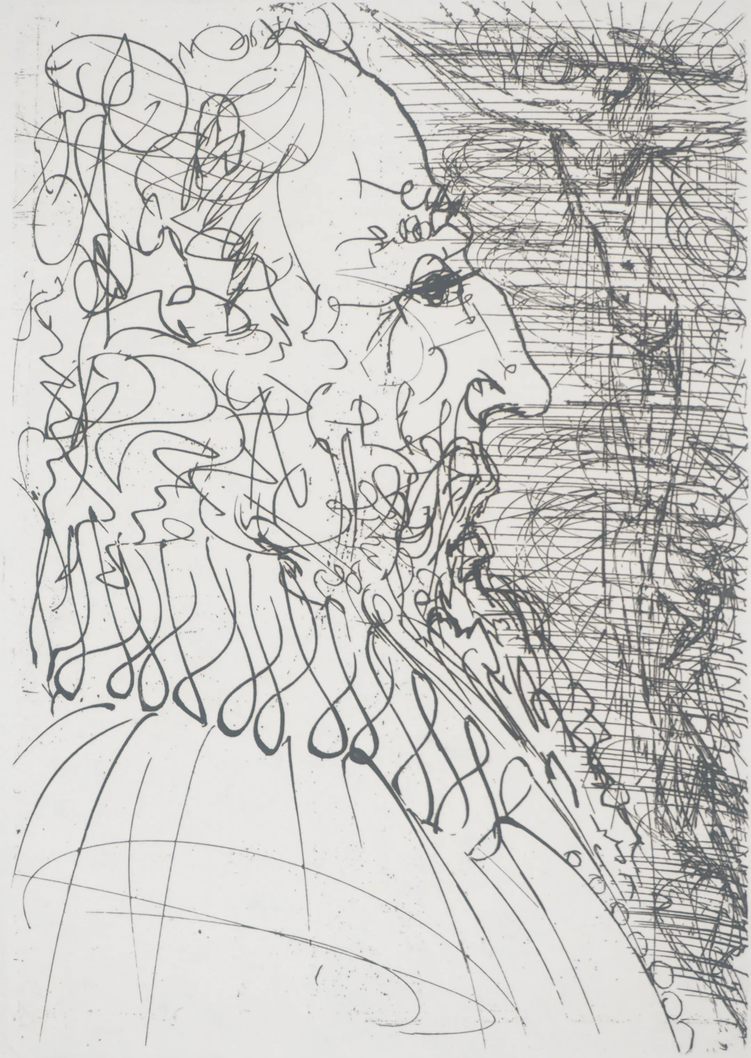 Salvador DALI : El Greco - Gravure originale signée
