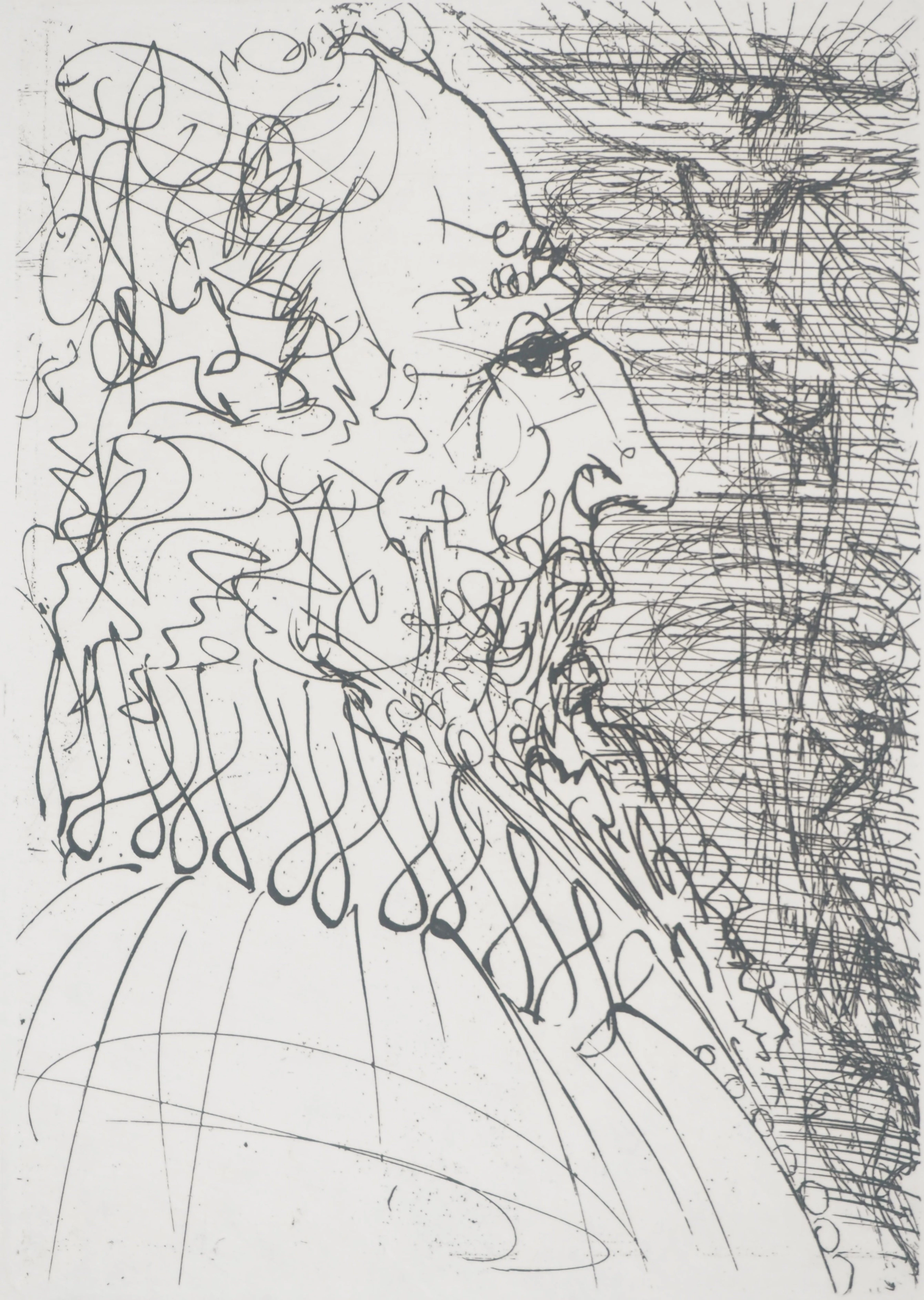 Salvador DALI : El Greco - Gravure originale signée