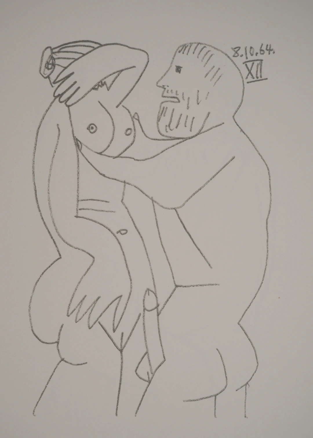 Pablo PICASSO : Le Goût du Bonheur, Luxure, Lithographie