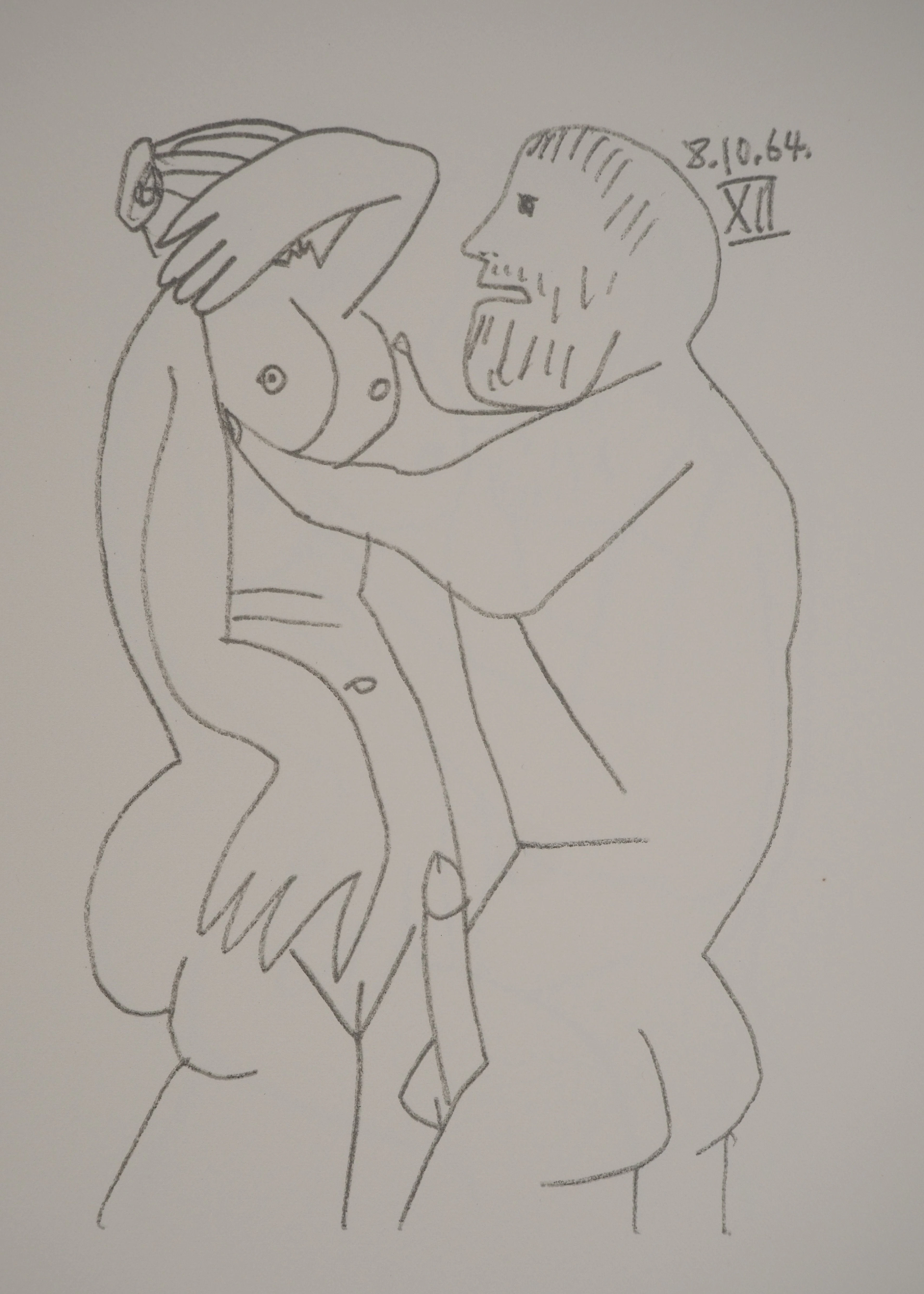 Pablo PICASSO : Le Goût du Bonheur, Luxure, Lithographie