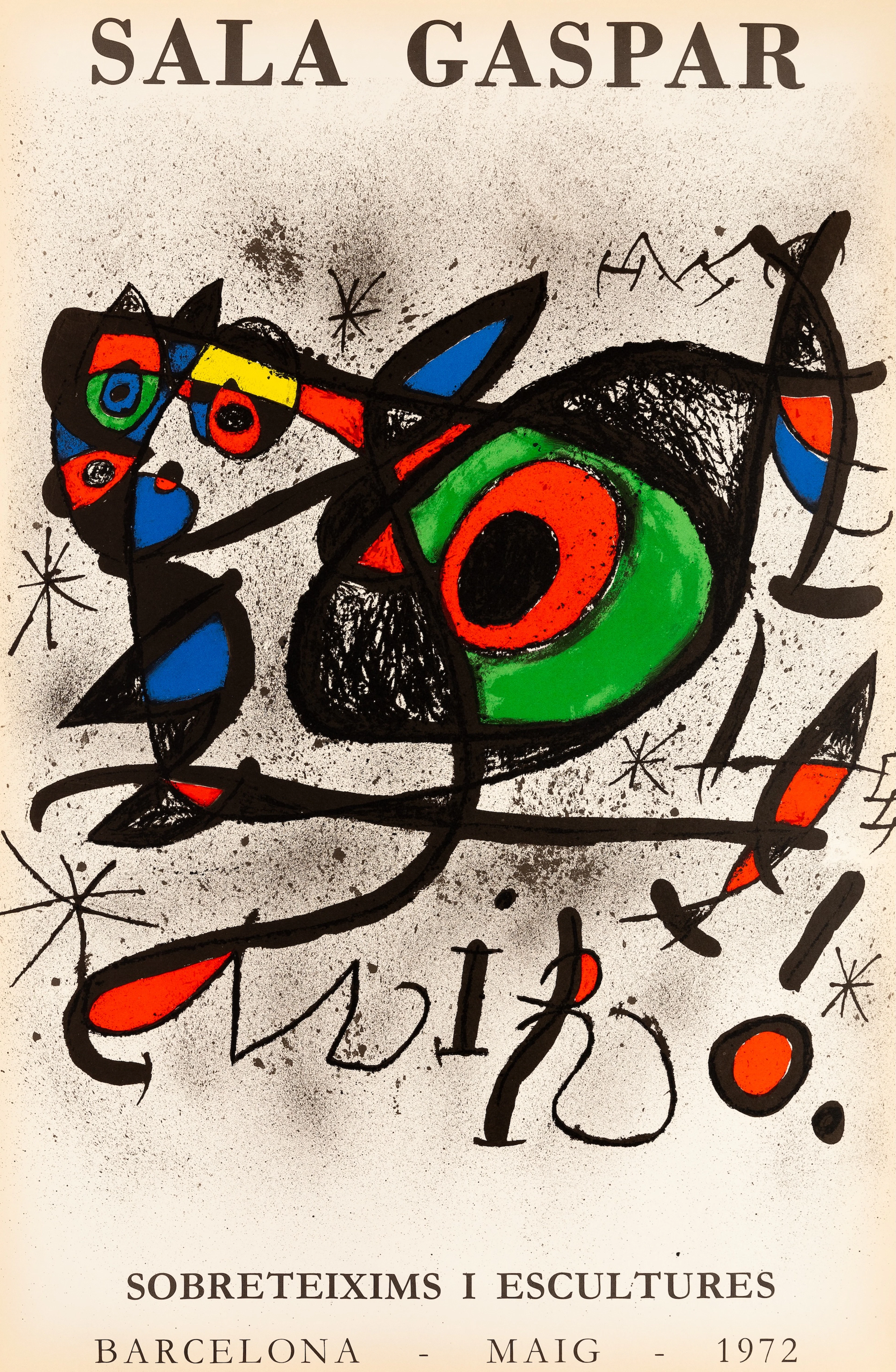 Joan MIRO : Sobreteixims i Escultures - Lithographie originale signée