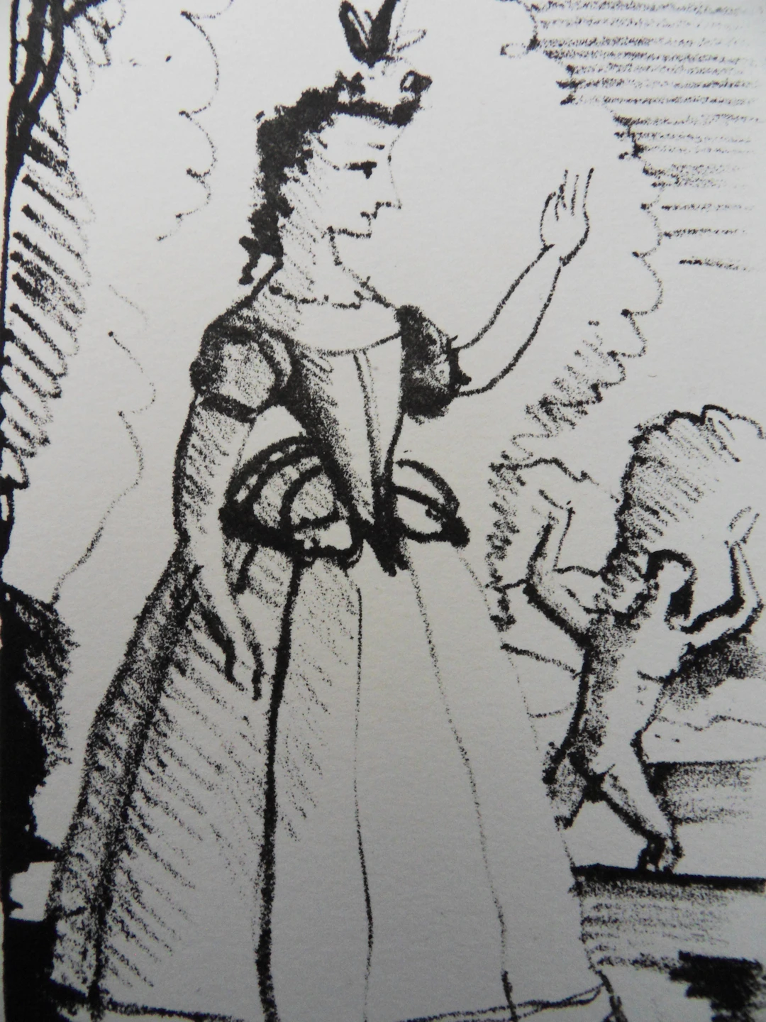 André DERAIN : Un départ précipité - Lithographie originale signée