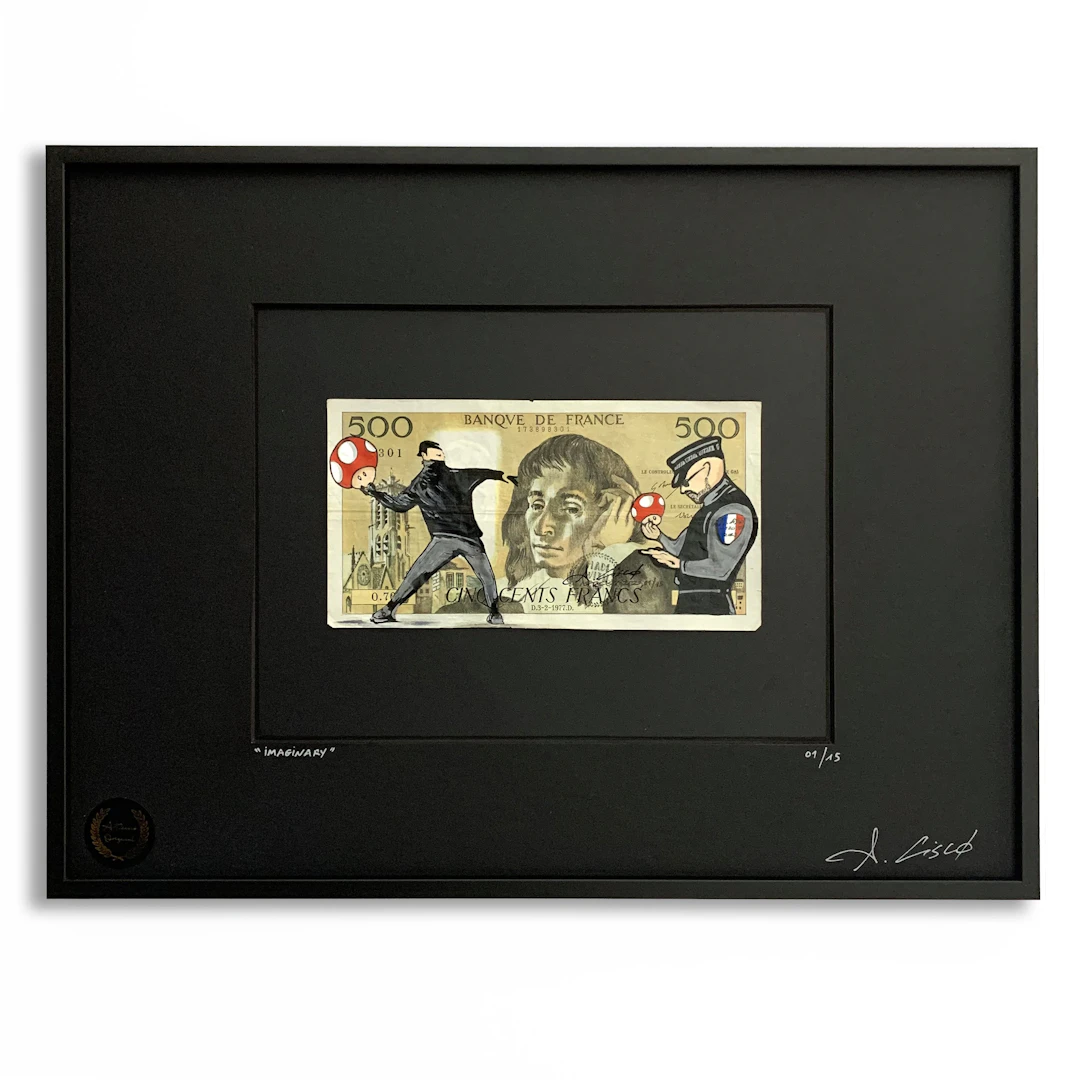 Cisco - Imaginery, 2026 - Acrylique sur billet