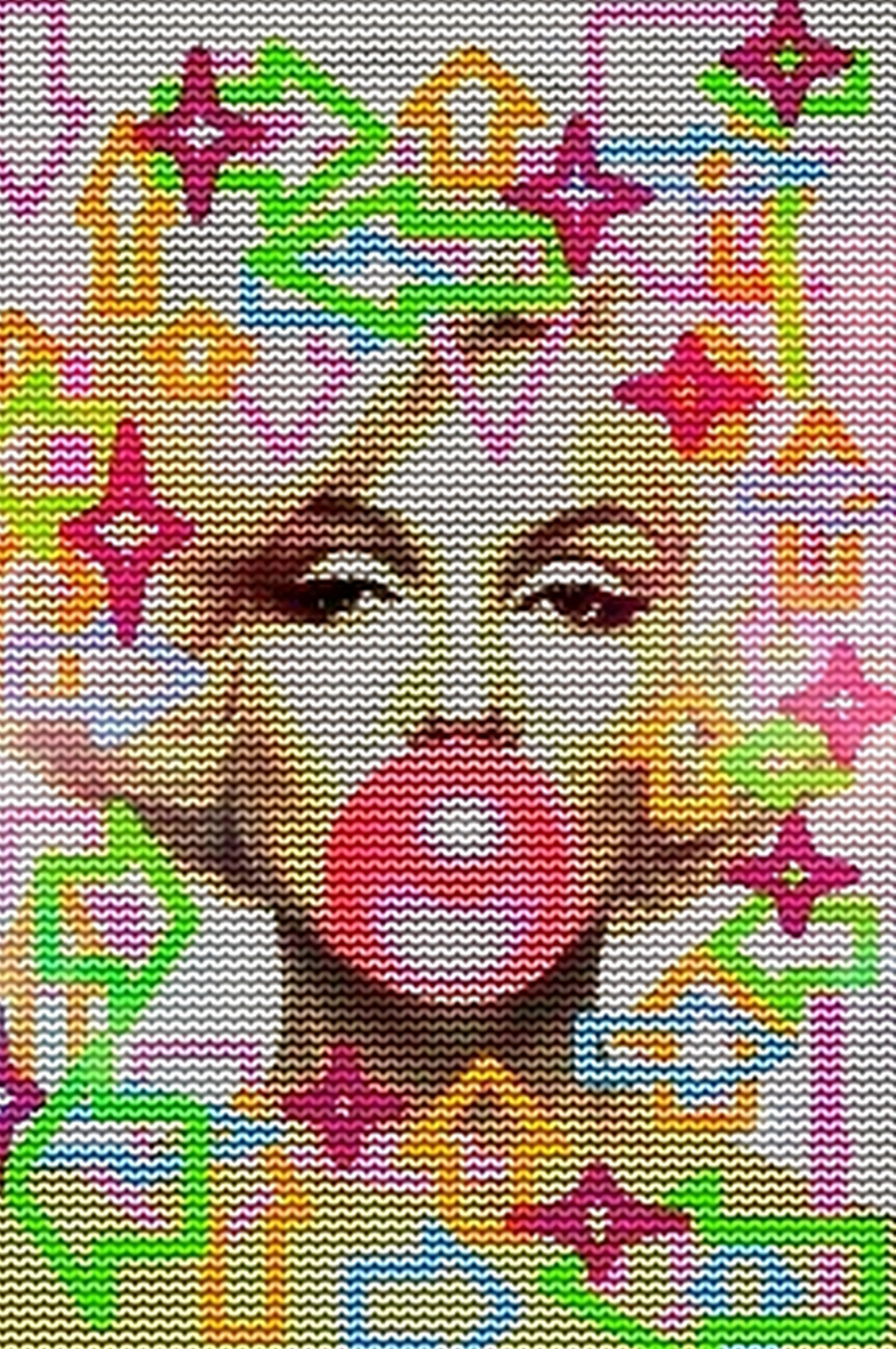 Gaudi .C - Maryline-pixels-design-70s, 2015 - impression numérique