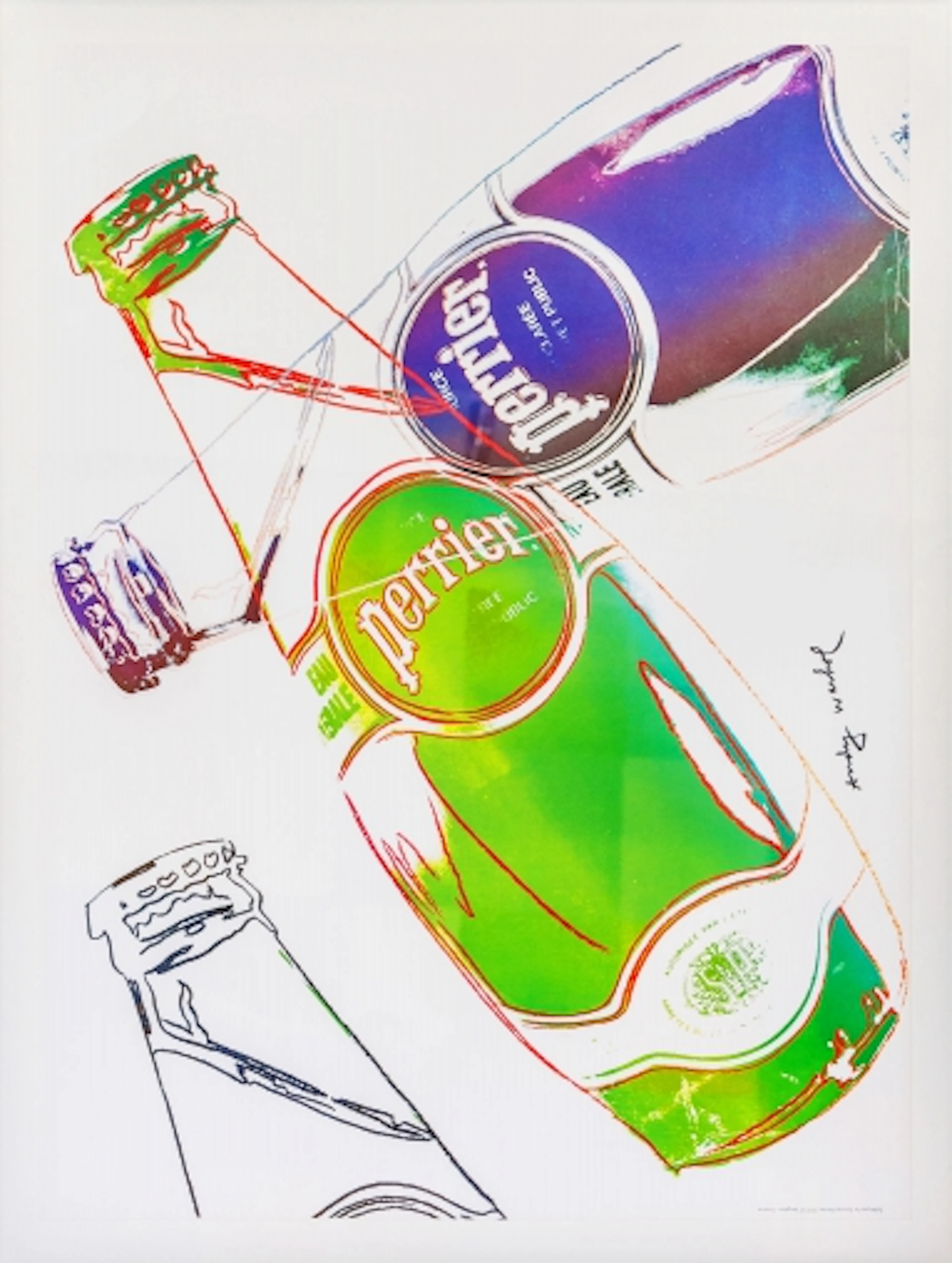 ANDY WARHOL (d’après) - affiche PERRIER