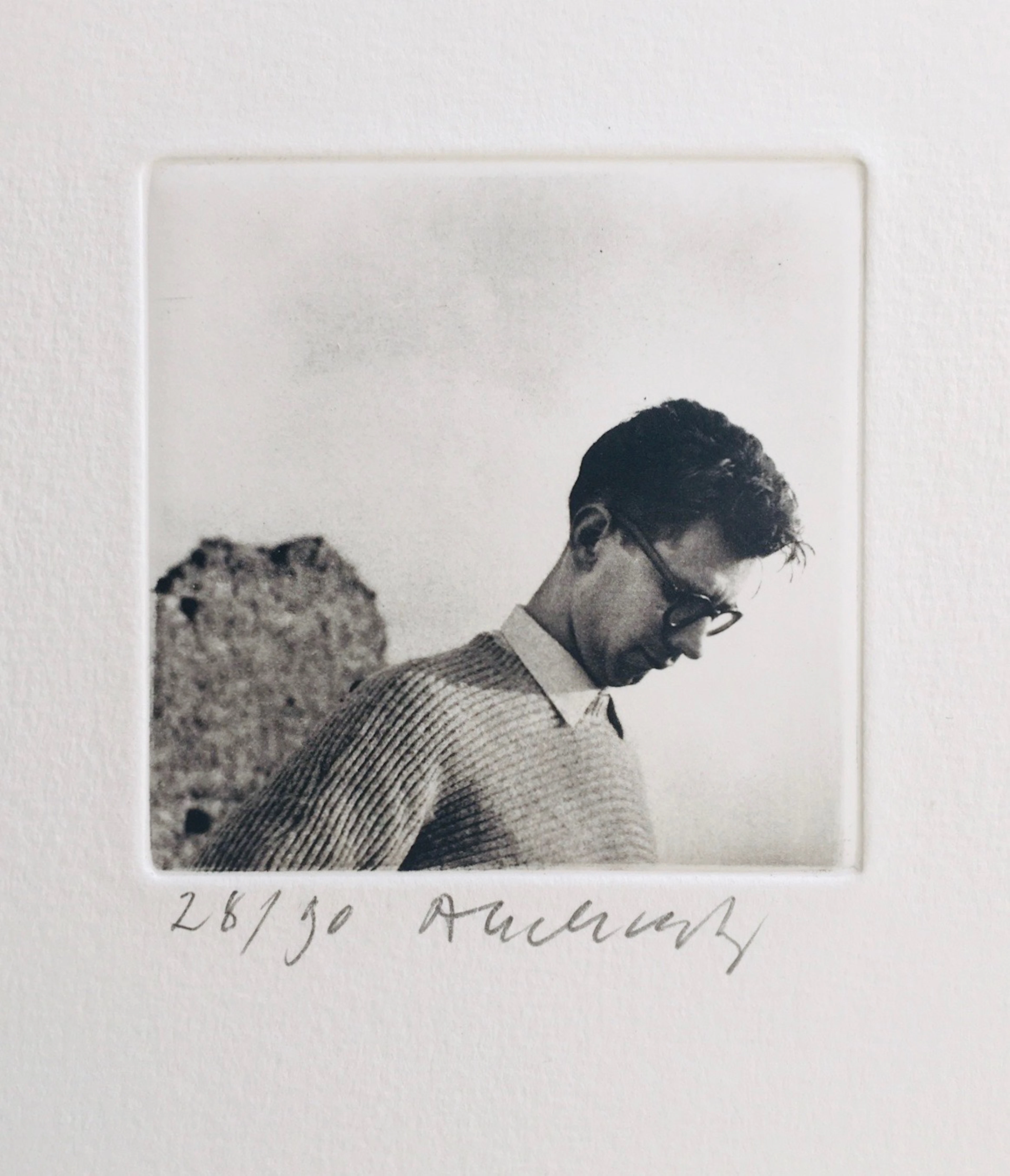 Pierre ALECHINSKY - Christian Dotremont, 2007 - Héliogravure signée au crayon