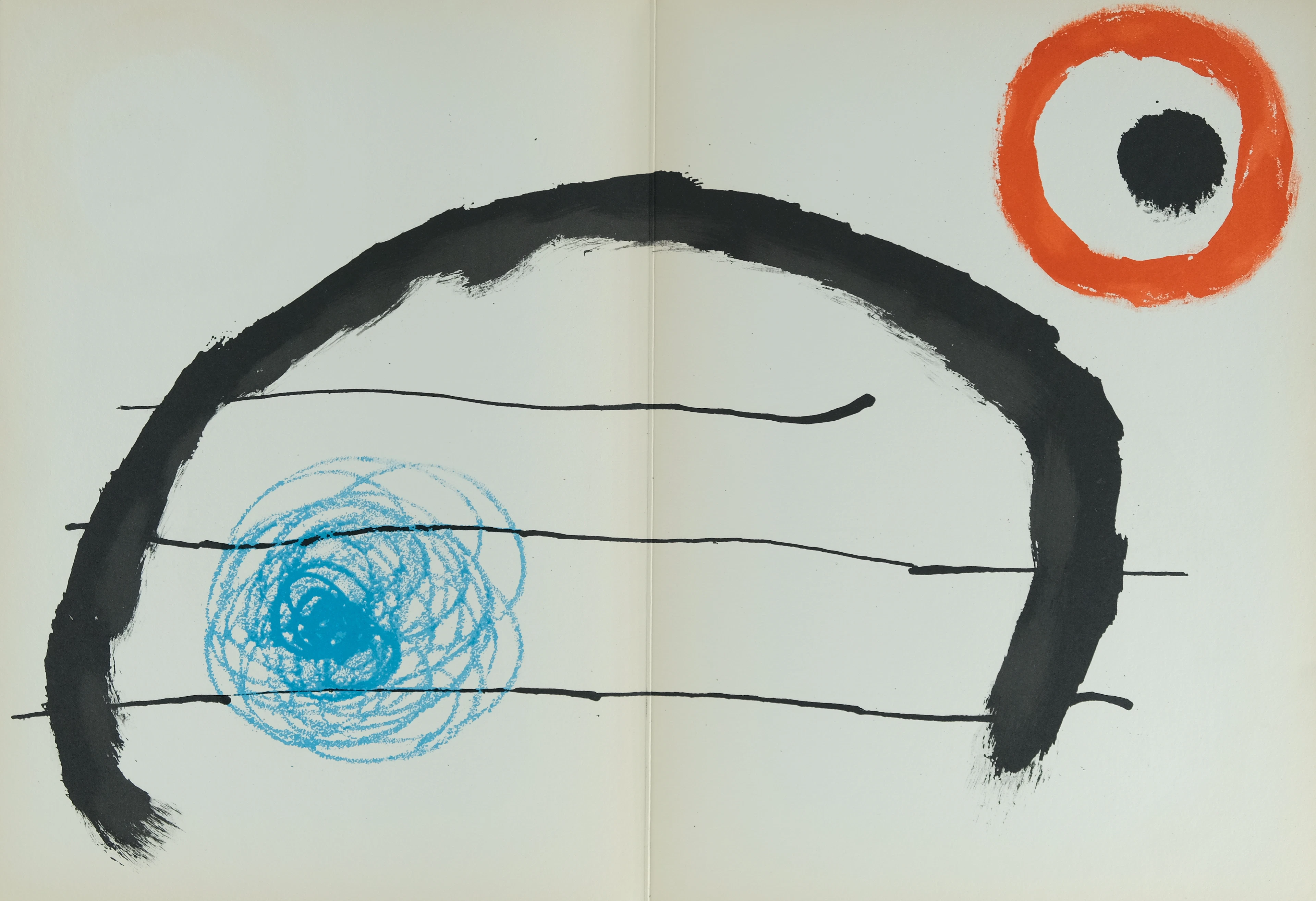 Joan MIRO : Obra Inedita Recent XI - Lithographie originale